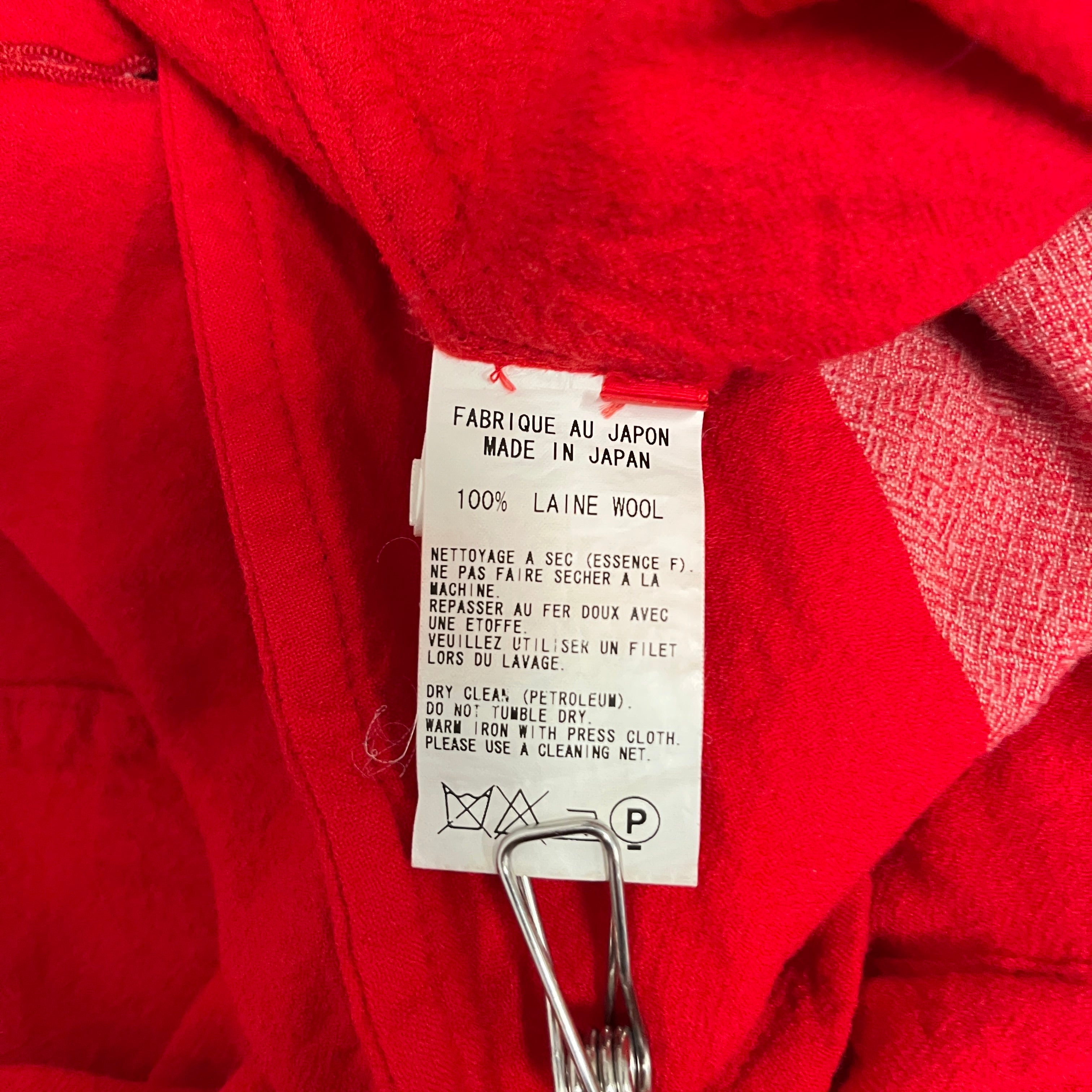 Y's/Tailored Jkt/2/Wool/RED/Double Breasted/VINTAGE RED LABEL JACKET view 4