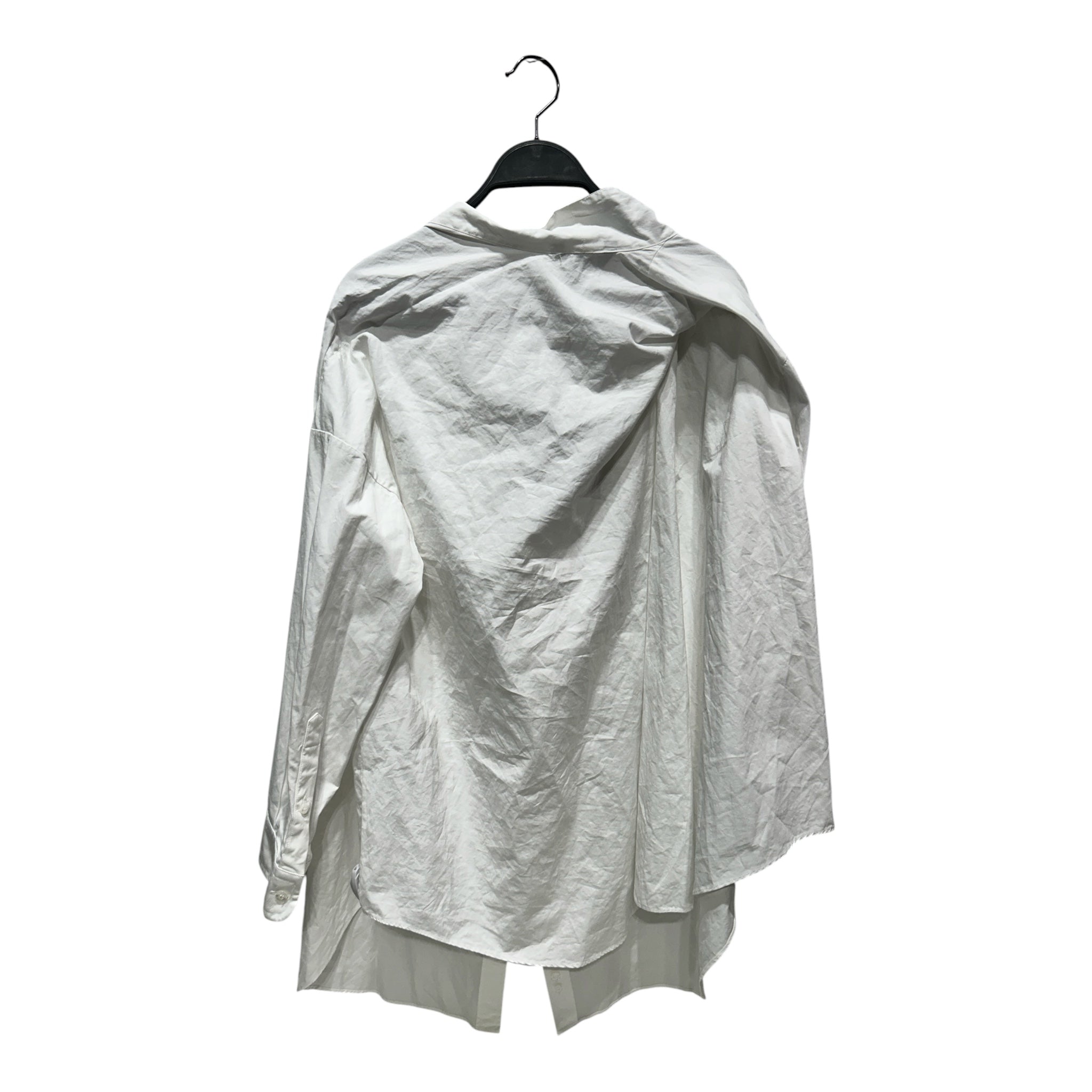 BALENCIAGA/LS Shirt/34/Cotton/WHT/TIE AROUND view 2