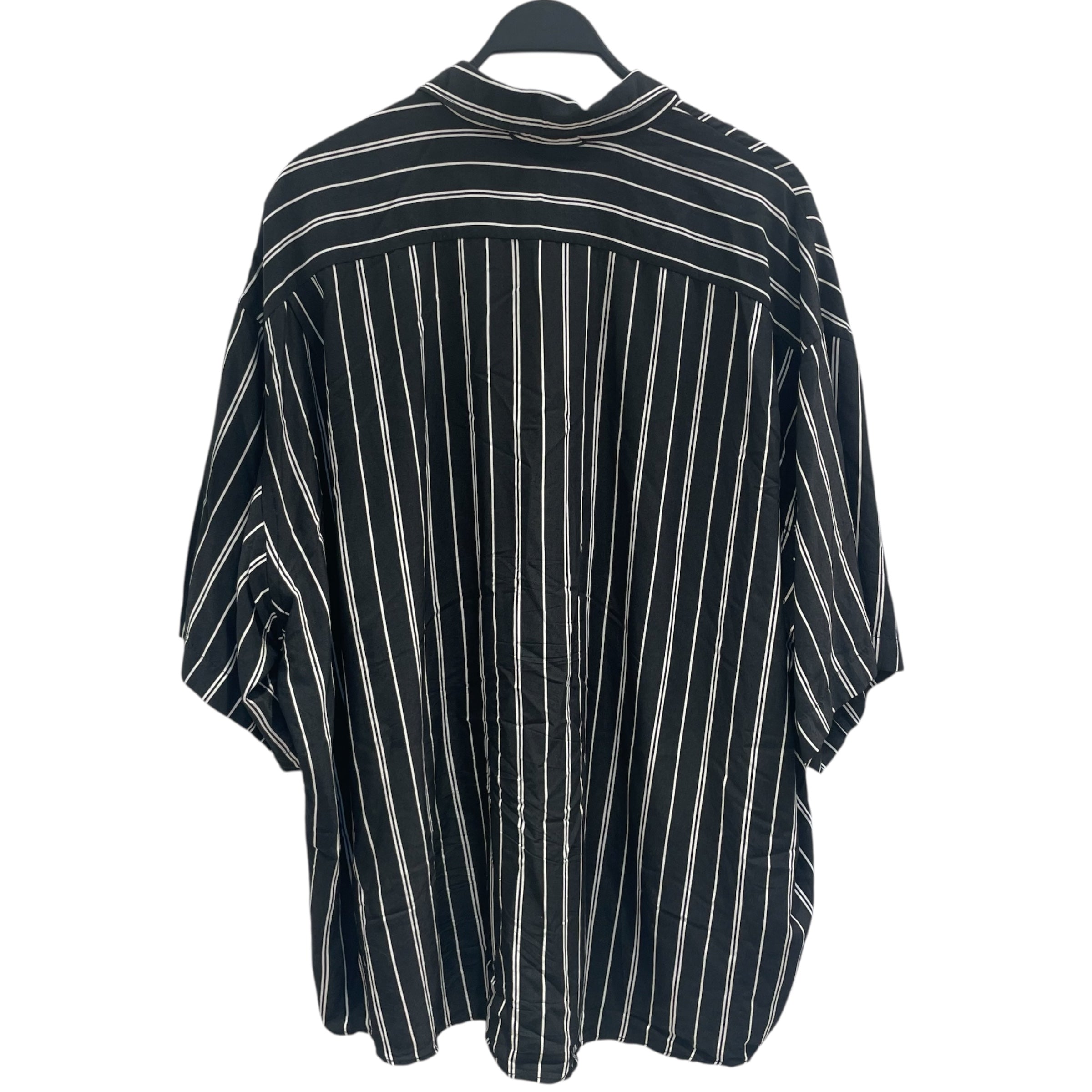Acne Studios/Polo Shirt/XL/Cotton/BLK/Stripe/side pocket view 2