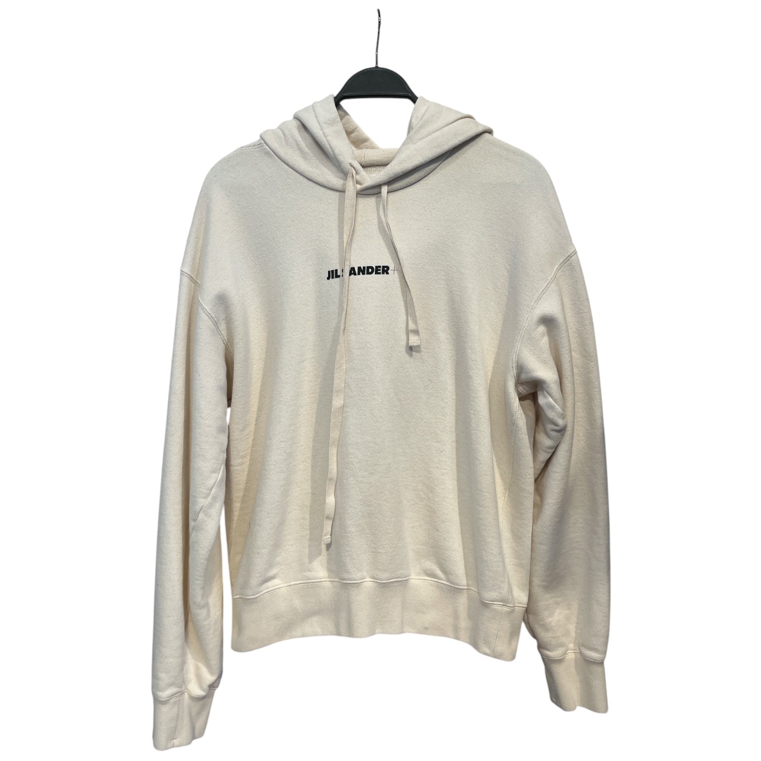 JIL SANDER/Hoodie/L/Cotton/CRM/MINI CENTER LOGO view 1