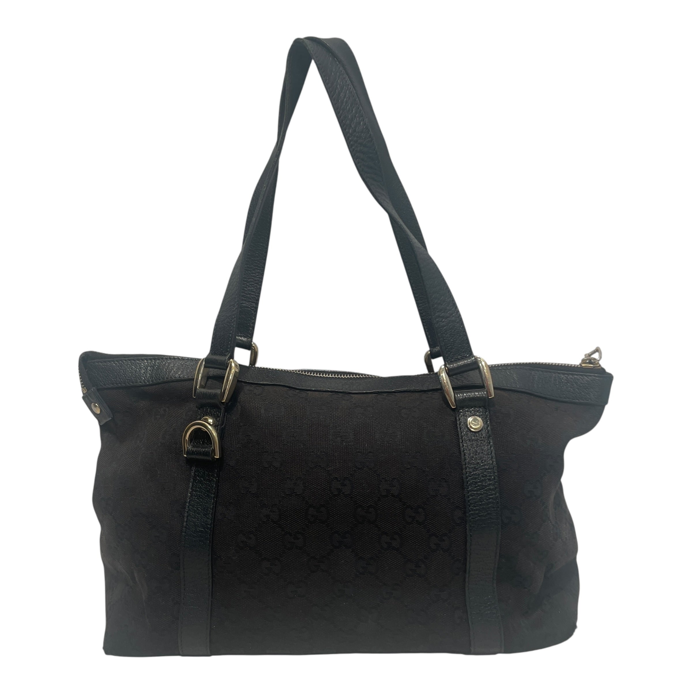 GUCCI/Hand Bag/Monogram/Cotton/BLK/Abbey Tote view 4