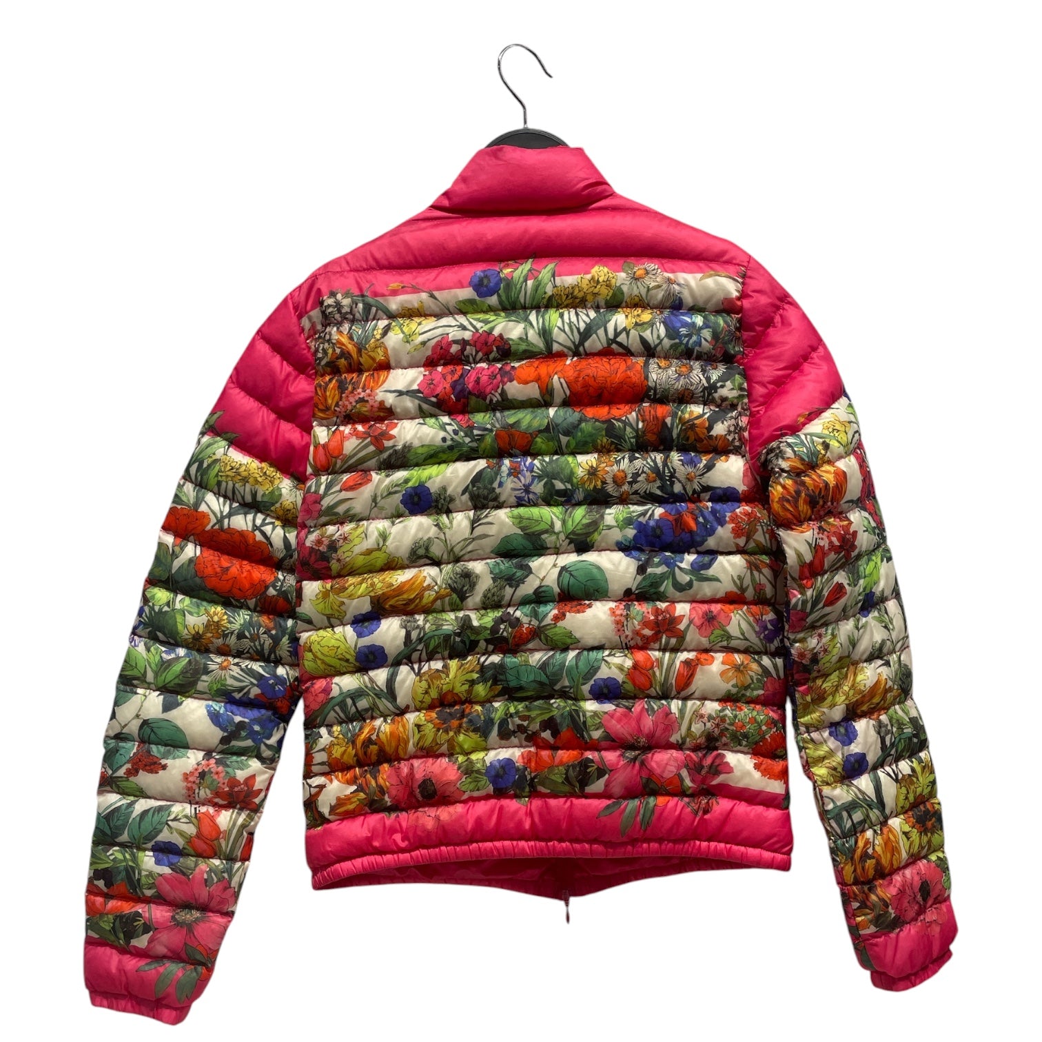 MONCLER/Puffer Jkt/1/Floral Pattern/Nylon/PNK/No Collar/Floral Pink Puffer view 2
