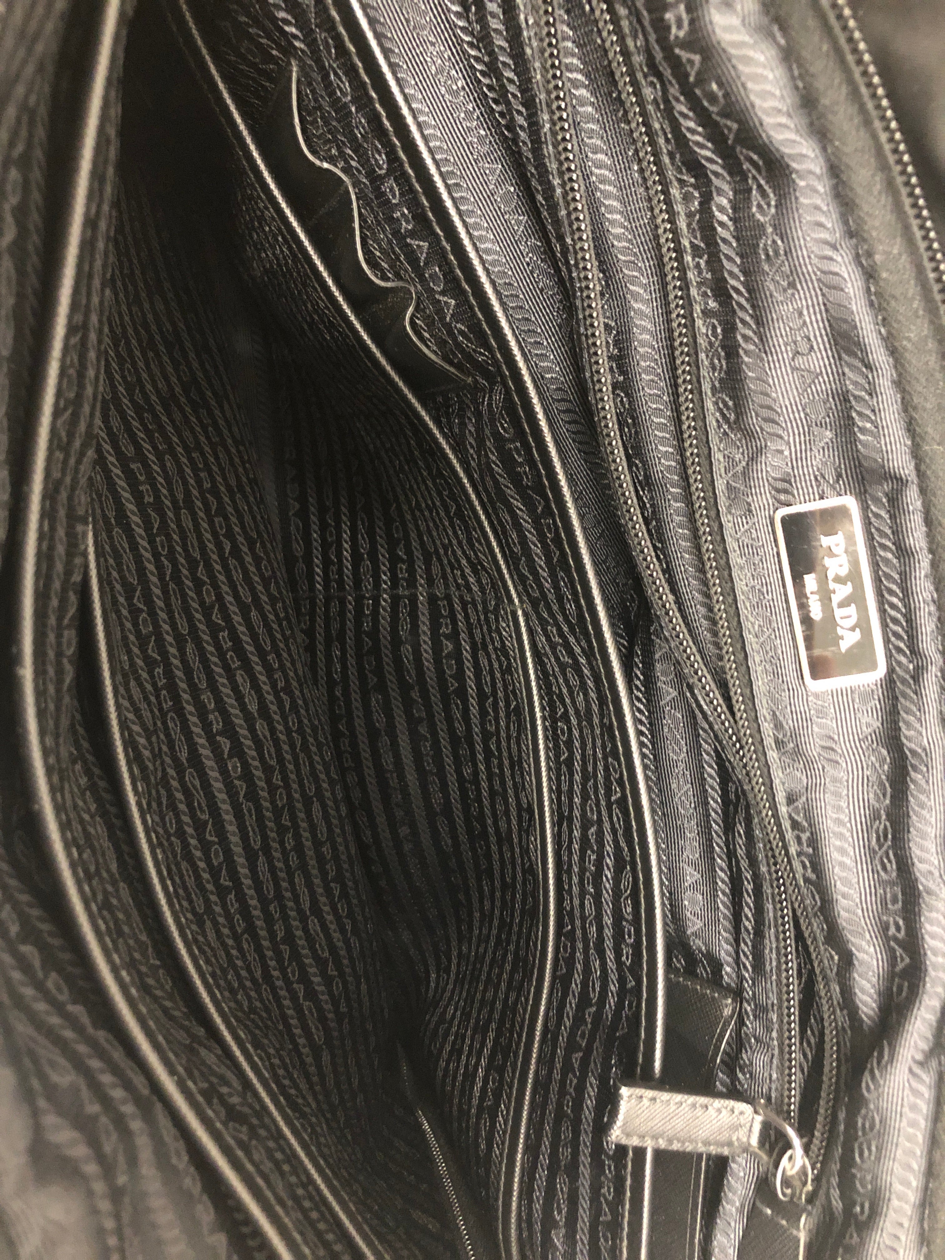 PRADA/Bag/Nylon/BLK/BUISINESS BAG view 6