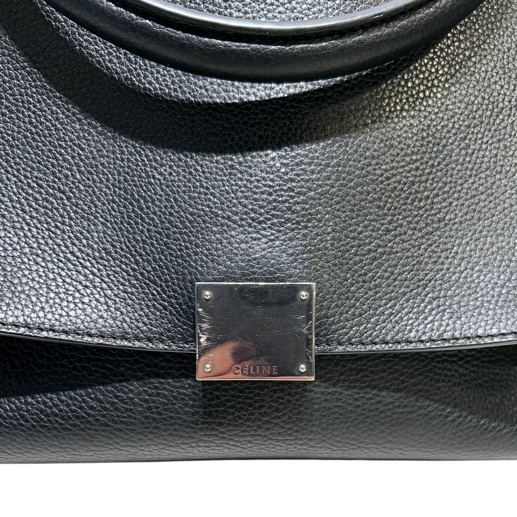 CELINE/Bag/Leather/BLK/LEATHER BAG view 7