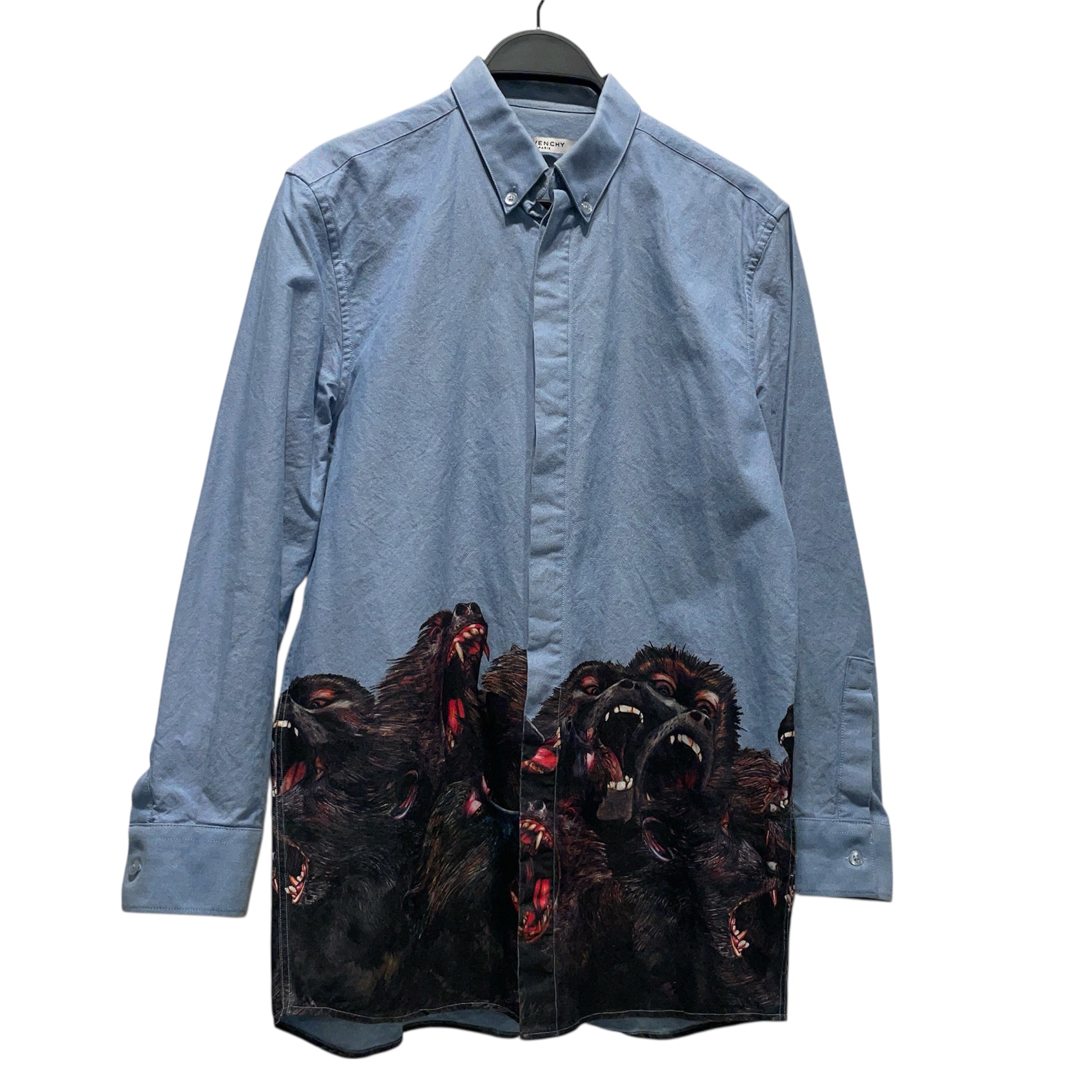 GIVENCHY/Flannel Shirt/M/Cotton/IDG/All Over Print/APE view 1