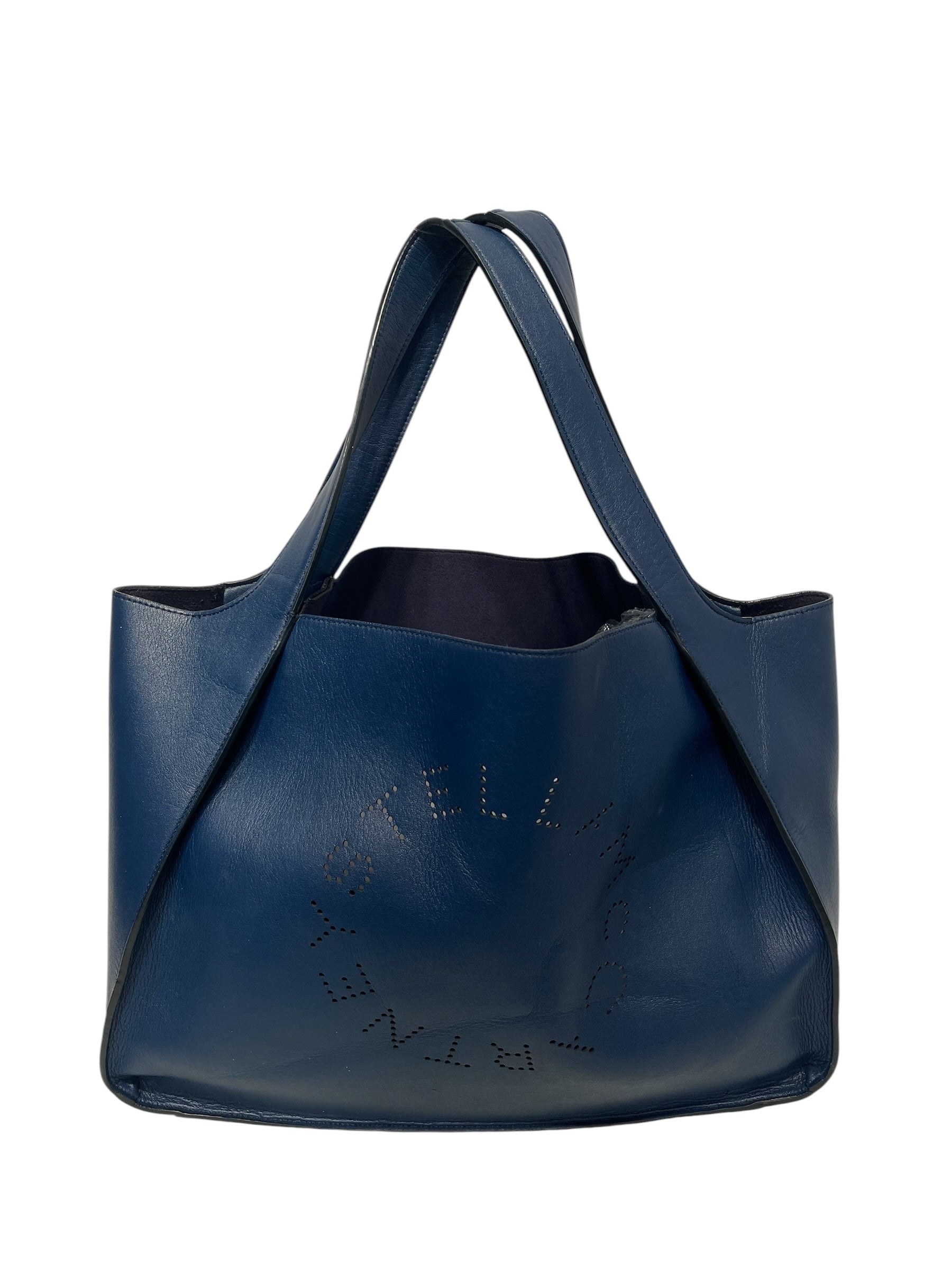STELLAMcCARTNEY/Tote Bag/Monogram/Leather/NVY/ view 1