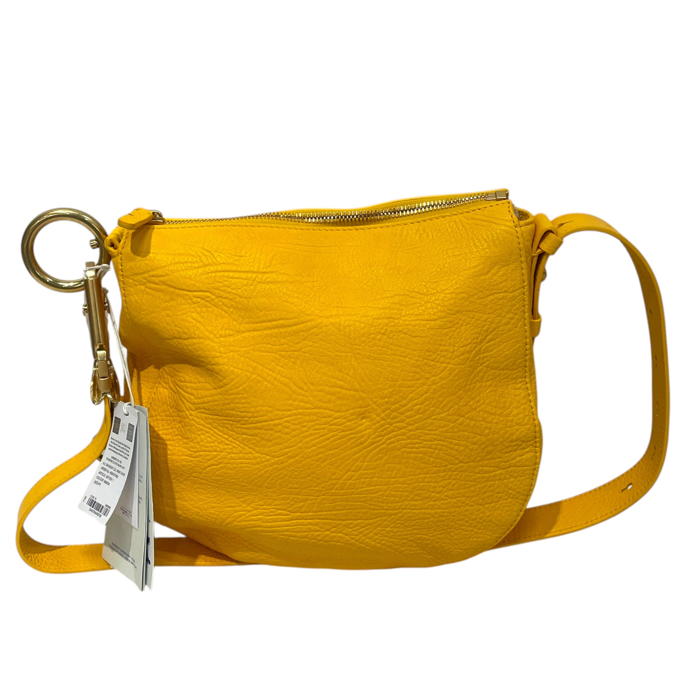 BURBERRY/Cross Body Bag/Leather/YEL/Small Knight Should Bag view 3