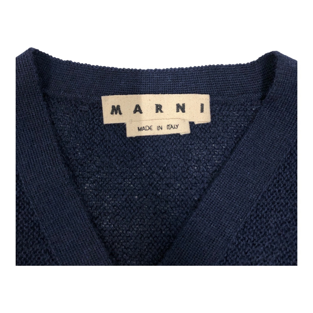 MARNI/Cardigan/50/Cotton/NVY/ view 3