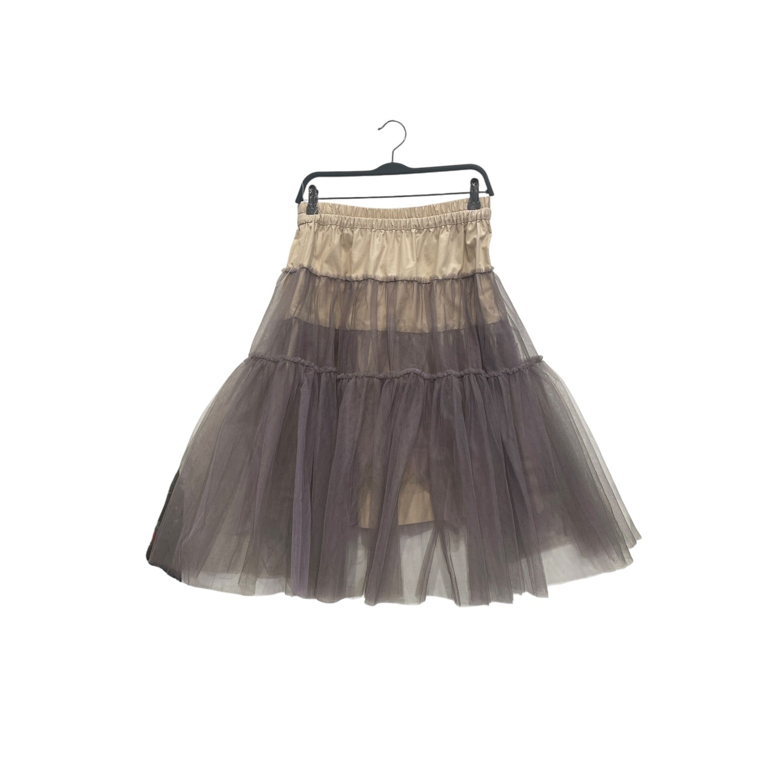 Vivienne Westwood RED LABEL/Skirt/00/Cotton/BEG/GREENANDPURPLEFRILLS view 2