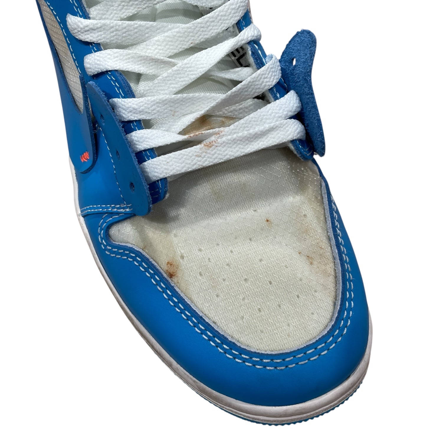 NIKE/Hi-Sneakers/US 11/Nylon/BLU/unc off white jordan 1 view 6