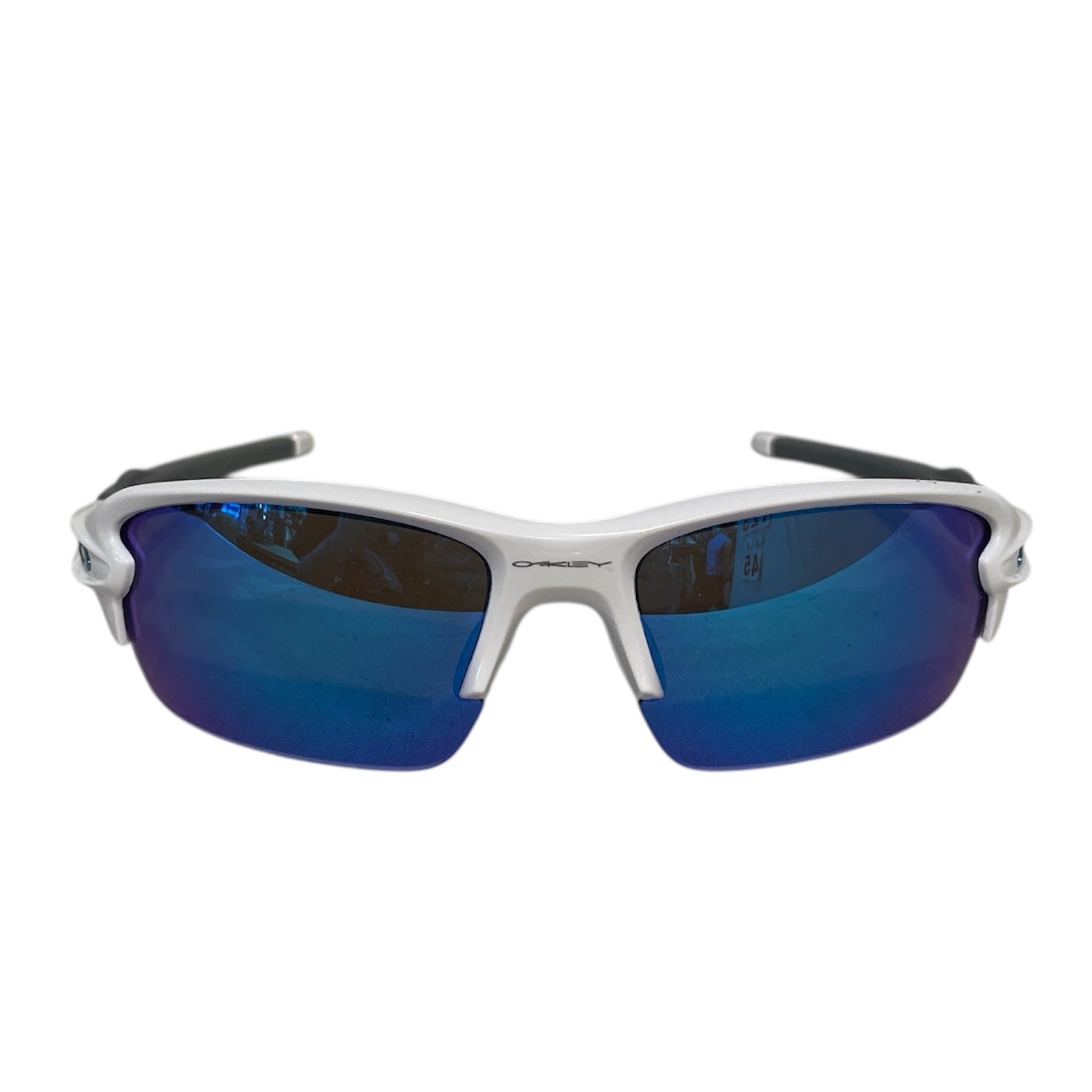 OAKLEY/Sunglasses/Plastic/WHT/Flak 2.0 Polarized view 1