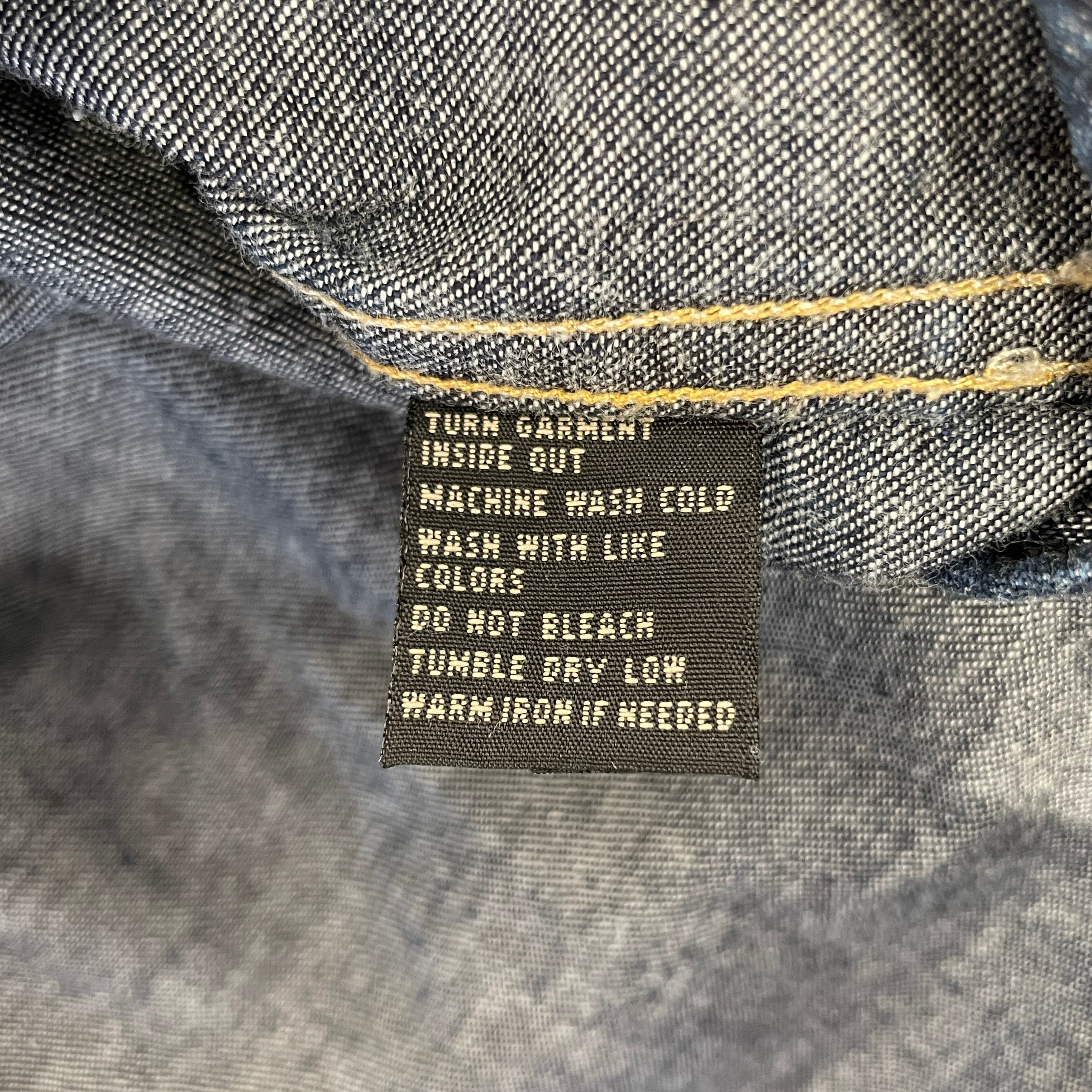 RRL/LS Shirt/S/Cotton/IDG/BUTTON SNAP view 3