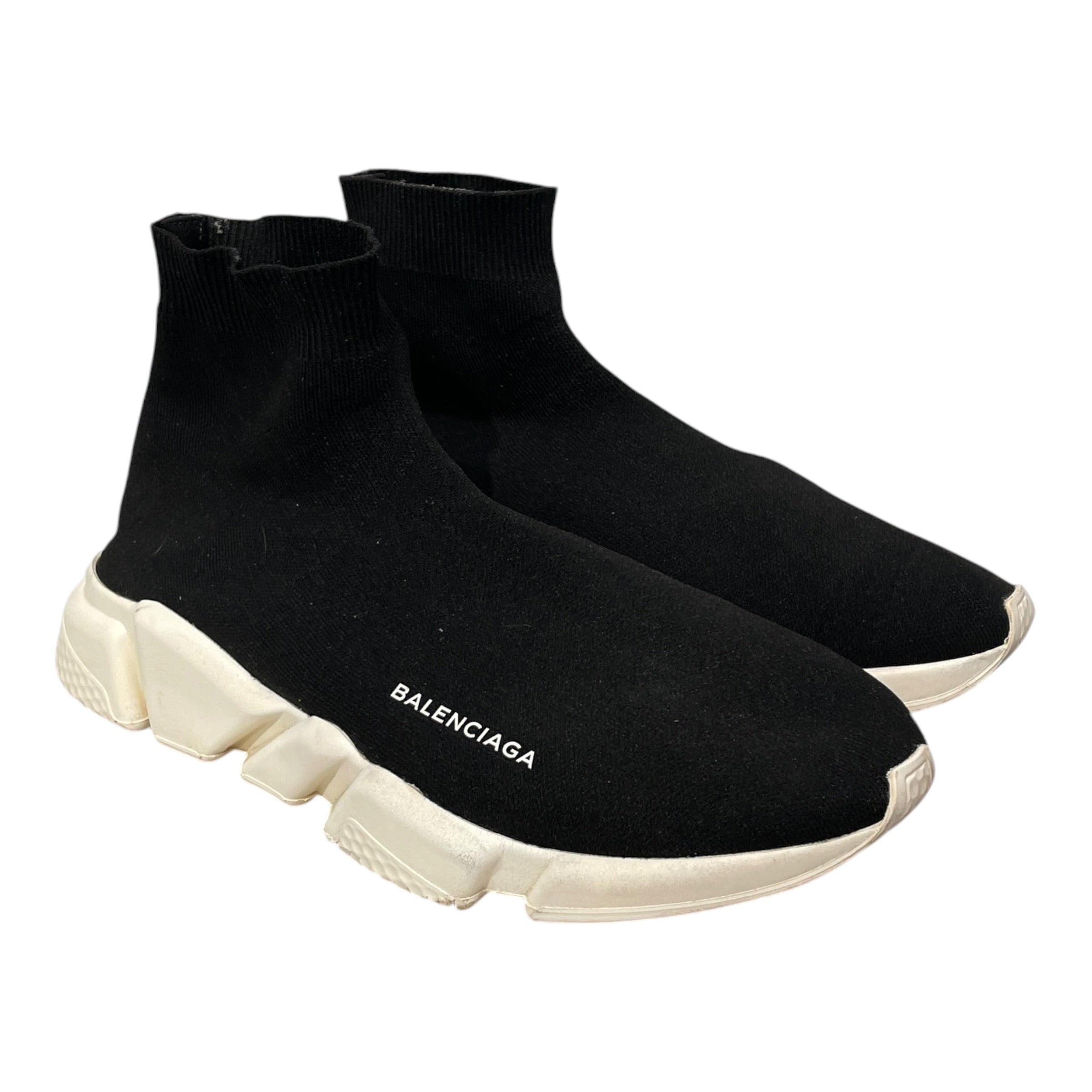 BALENCIAGA/Hi-Sneakers/EU 44/Cotton/BLK/SPEED SOCK SNEAKER view 1