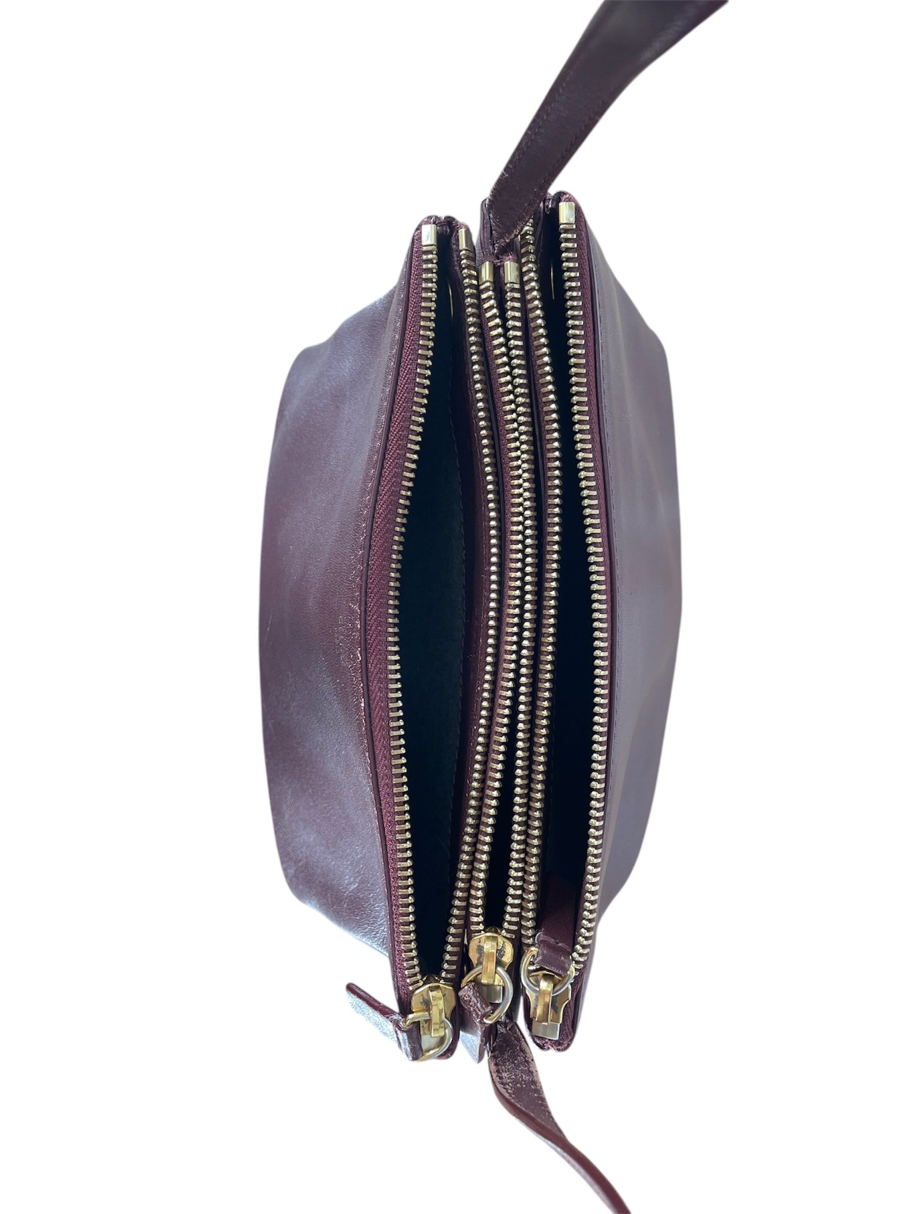 CELINE/Cross Body Bag/OS/Leather/BRD/TRIPLE POUCH BAG view 5