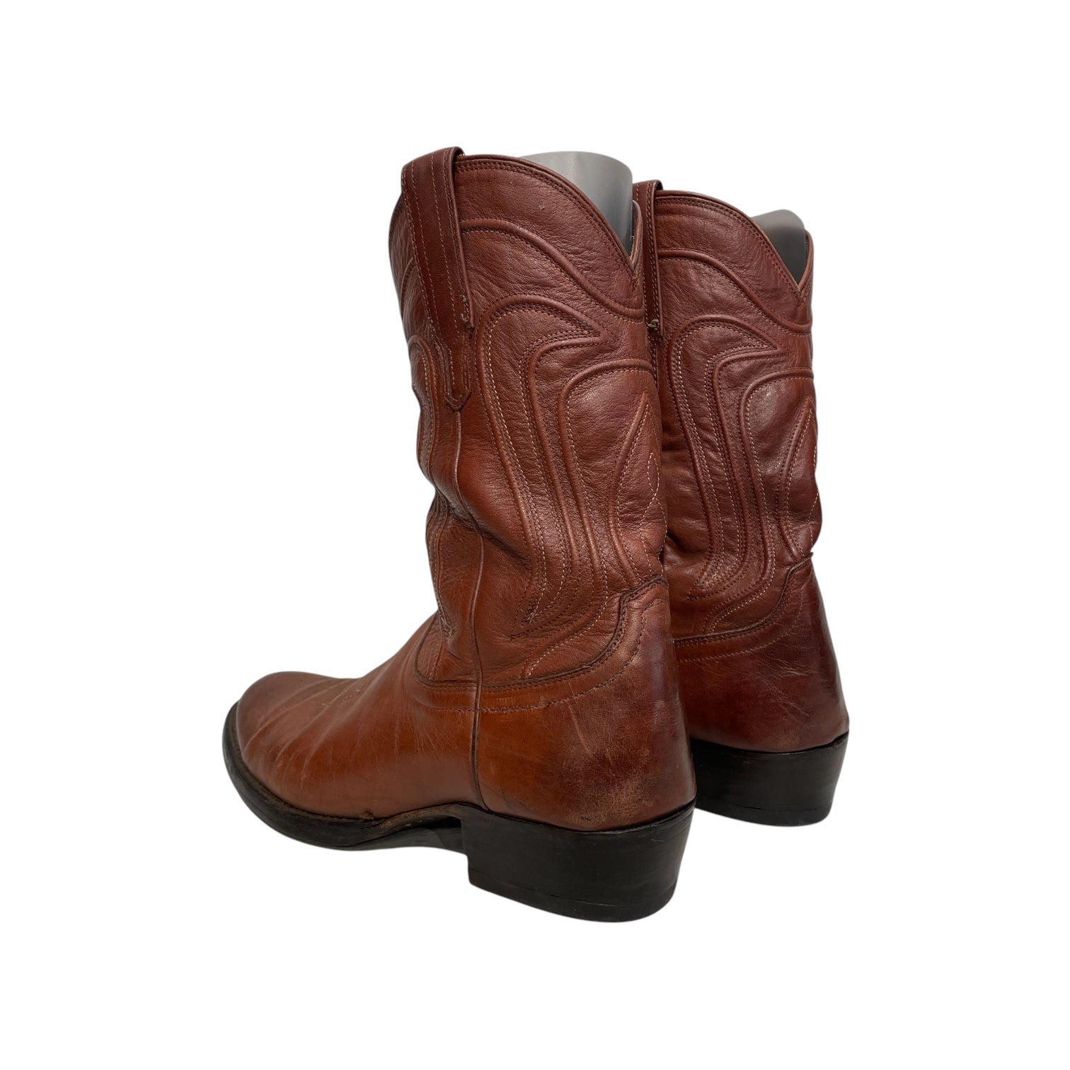 TECOVAS/Pull-On Boots/US 10.5/Leather/BRW/RAISED LEATHER TEXTURE view 2