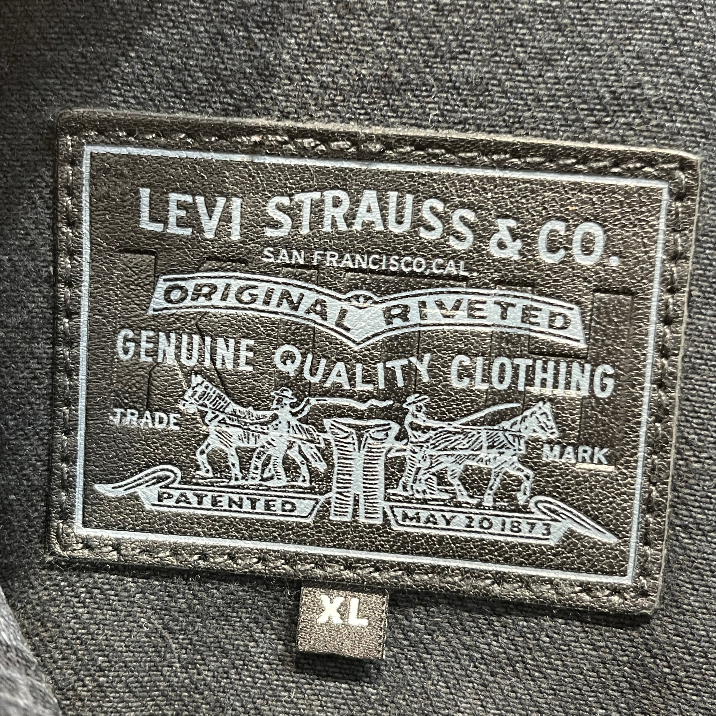 Levi's/Denim Jkt/XL/Cotton/NVY/Single Breasted/All Over Print/Kith Collab view 3