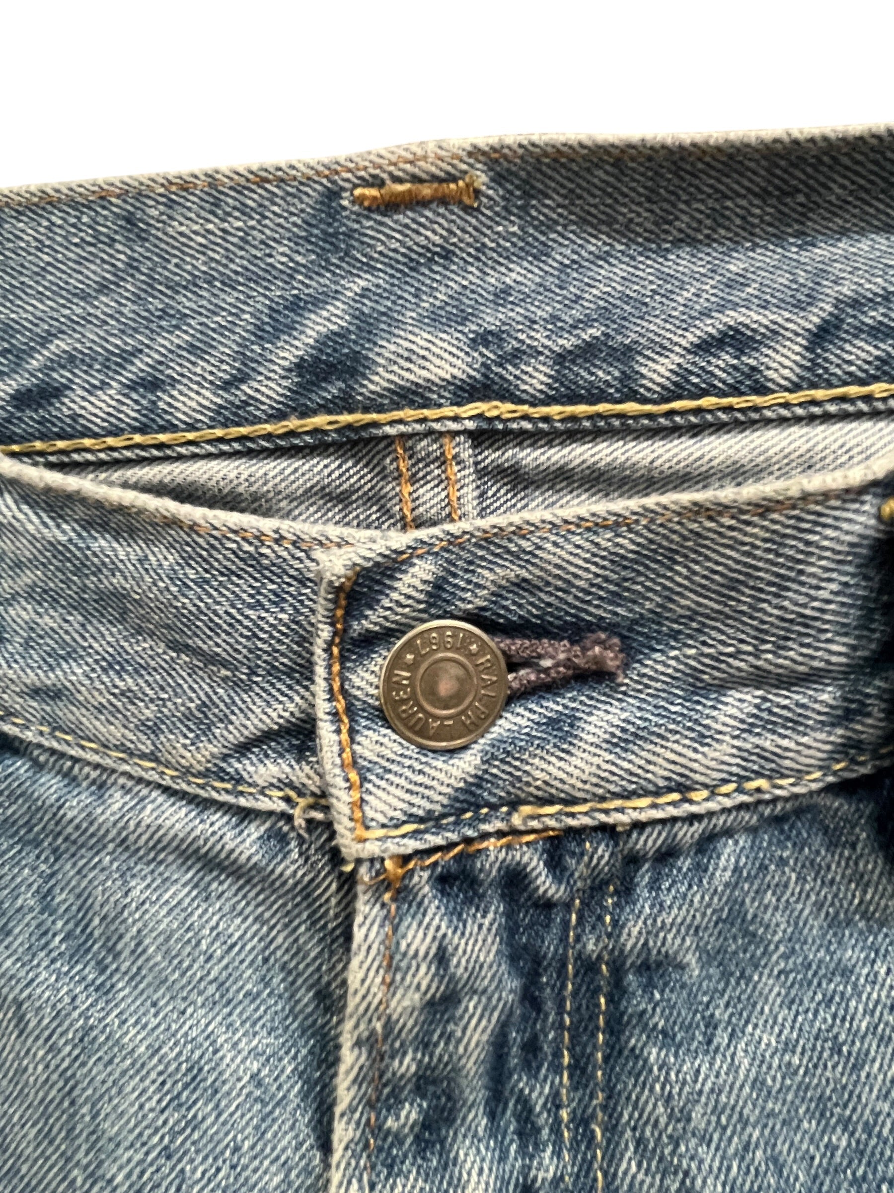 POLO RALPH LAUREN/Straight Pants/33/Denim/BLU/Paint Splatter view 4