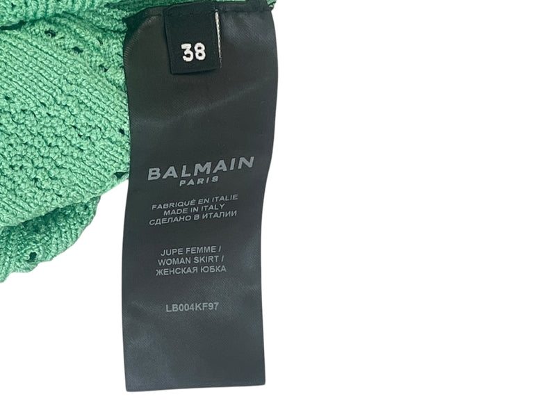 BALMAIN/Skirt/teal/size 38 