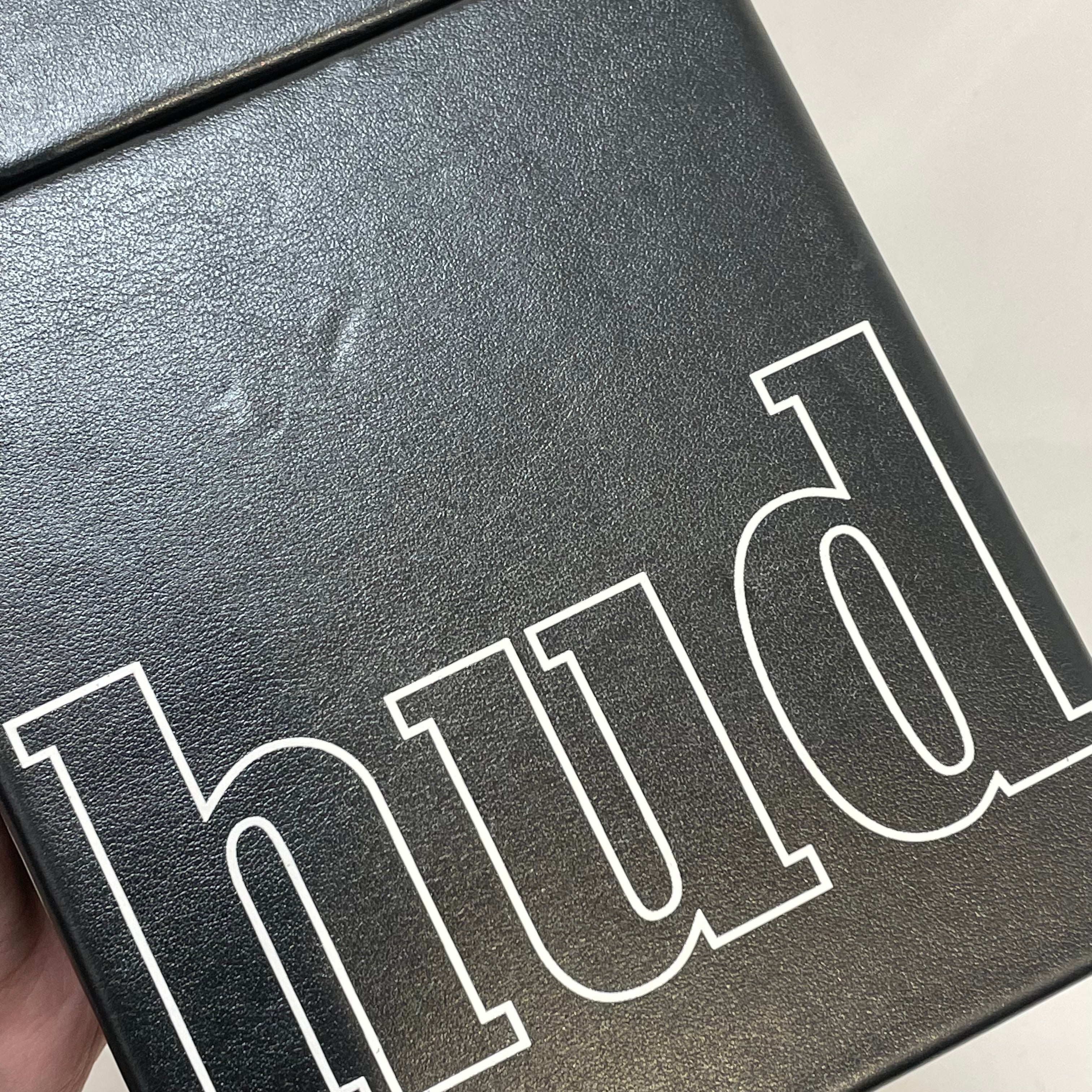 RHUDE/Cross Body Bag/Leather/BLK/cigarette box view 5
