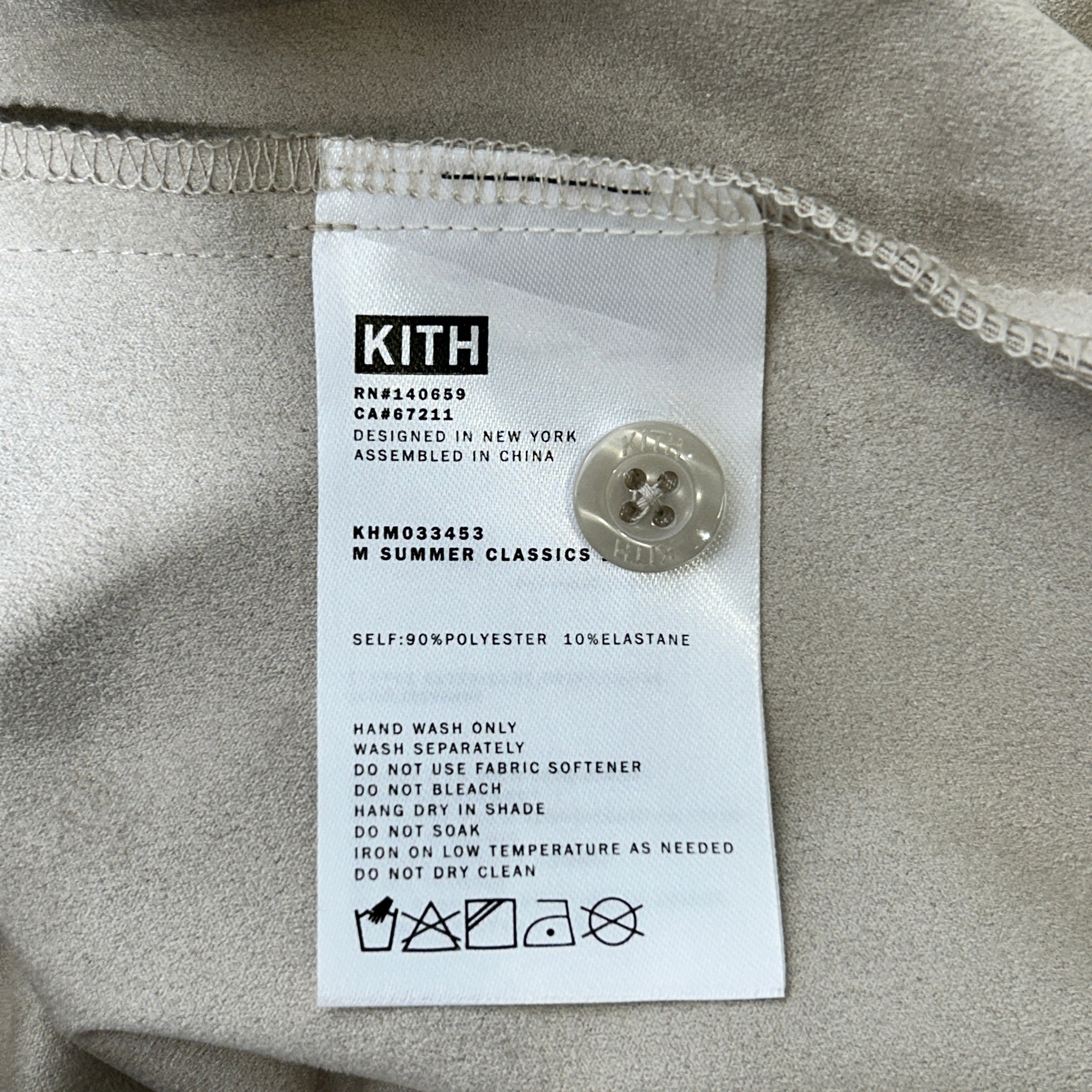 KITH/SS Shirt/XXL/Suede/BEG/ view 4