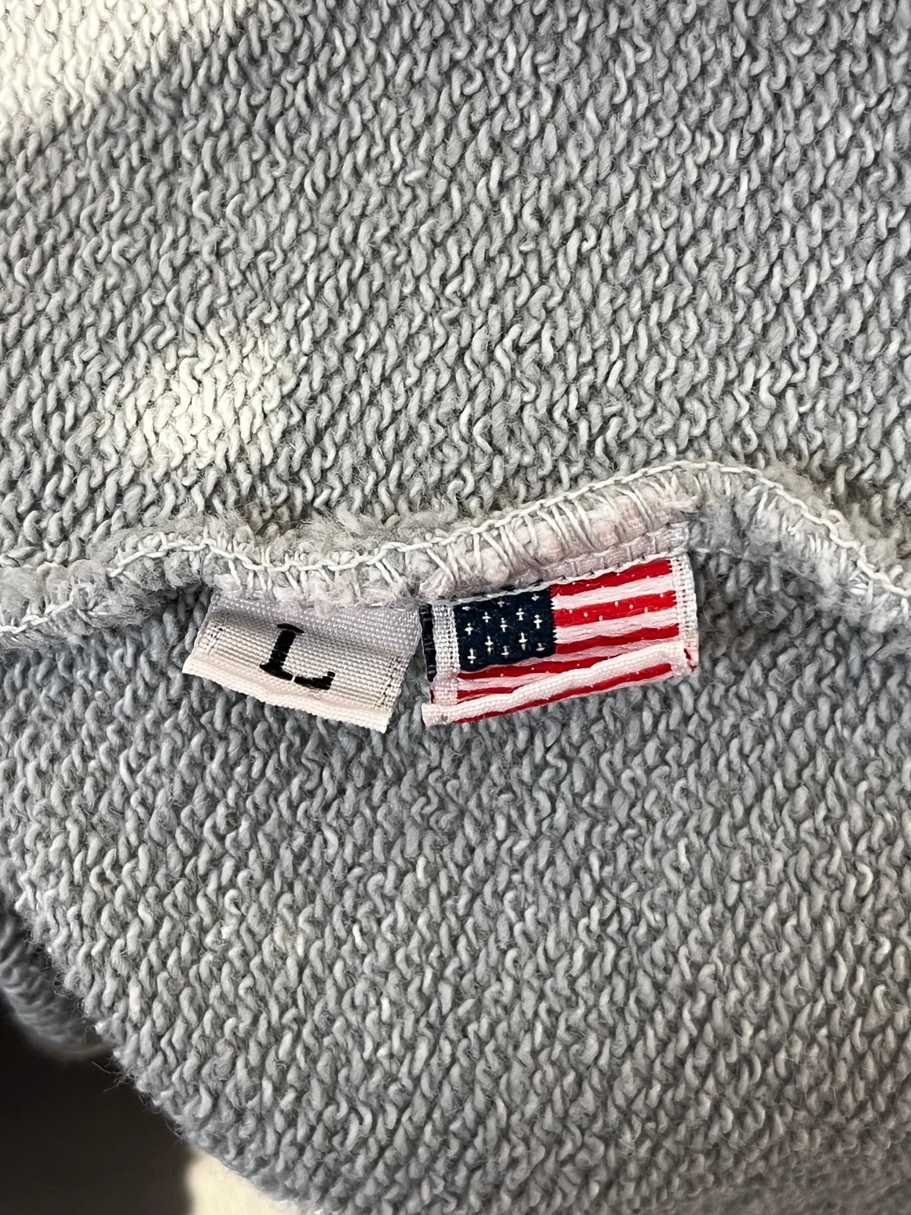 TWOSEVENUNIVERSITY/Sweatshirt/S/Graphic/Cotton/GRY/AMERICAN FLAG PIRATE view 4