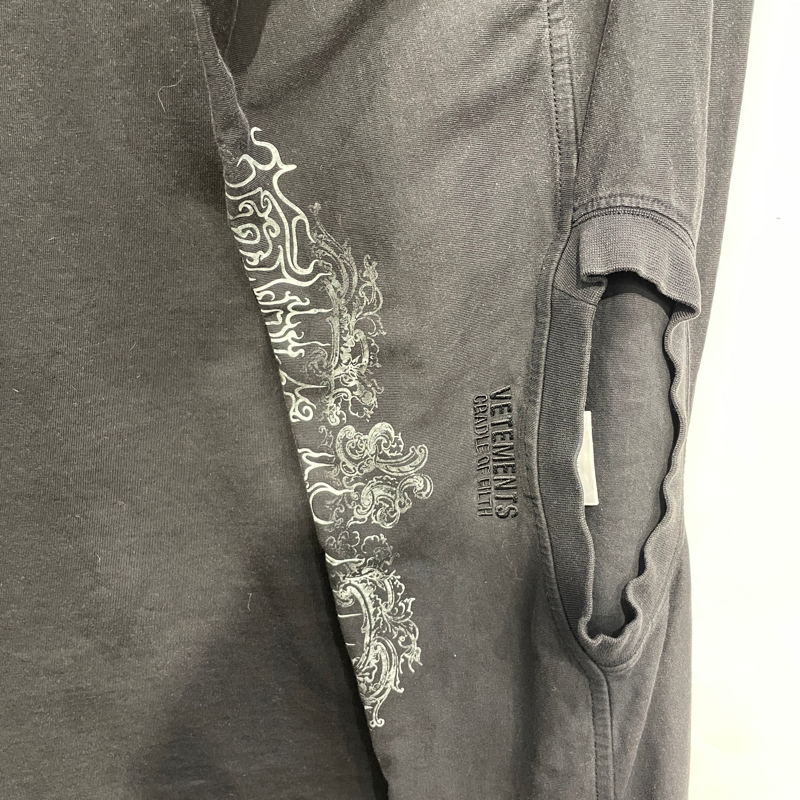 VETEMEMES/LS T-Shirt/S/Cotton/BLK/Graphic/VENGEFUL view 5