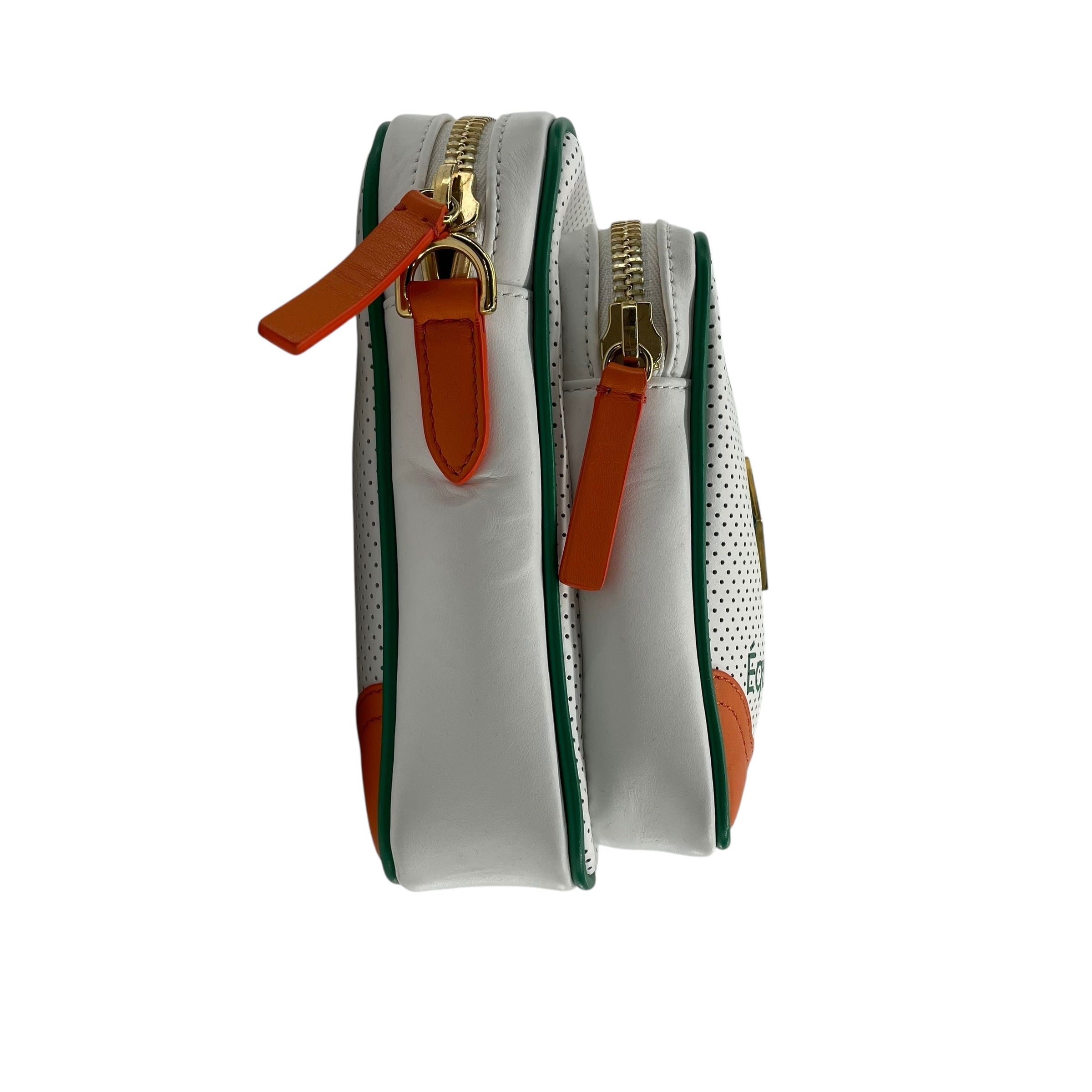 CASABLANCA/Cross Body Bag/Leather/WHT/EQUIMENT SPORT ON FNT GRN/ORN view 3