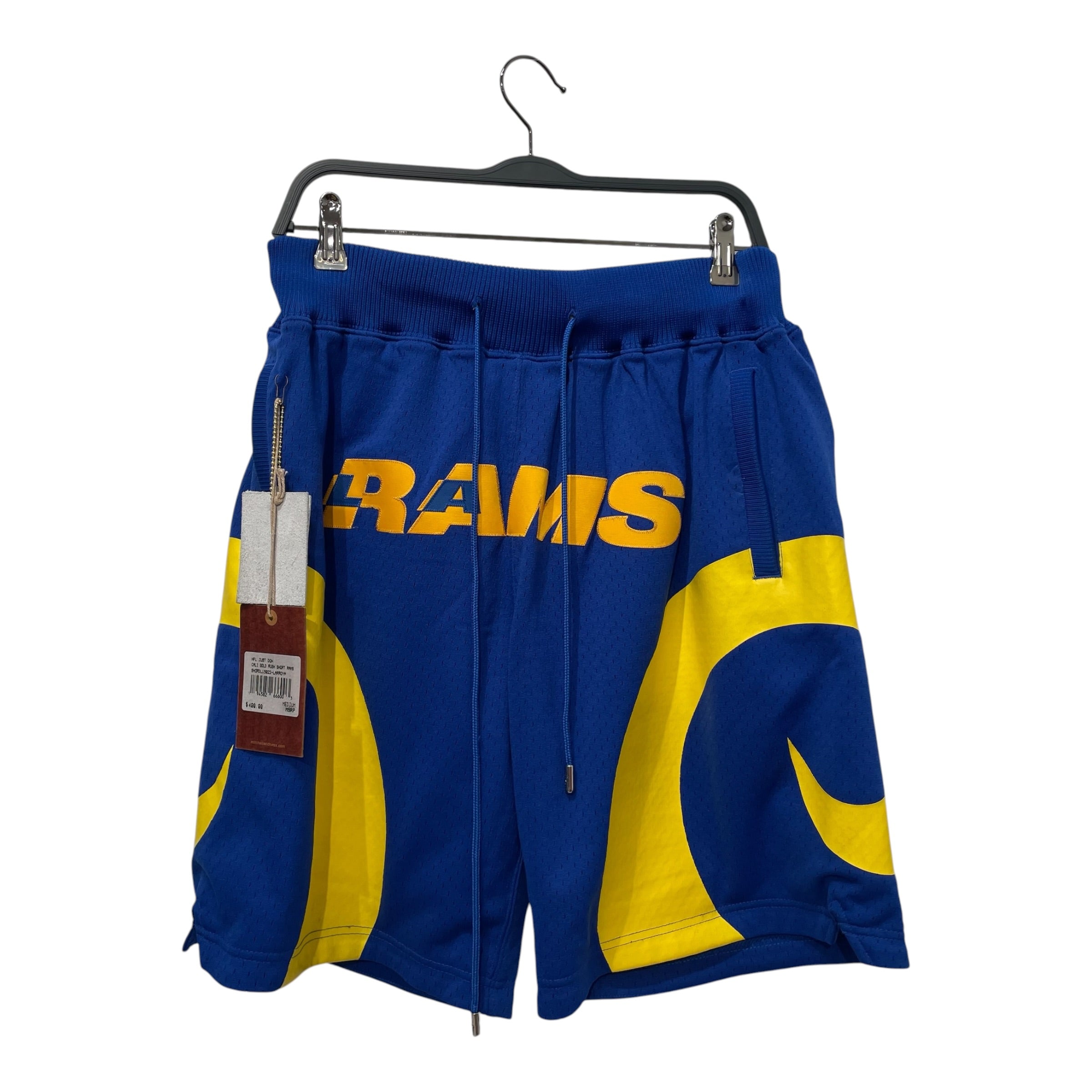 JUST DON/Shorts/Polyester/BLU/RAMS view 1