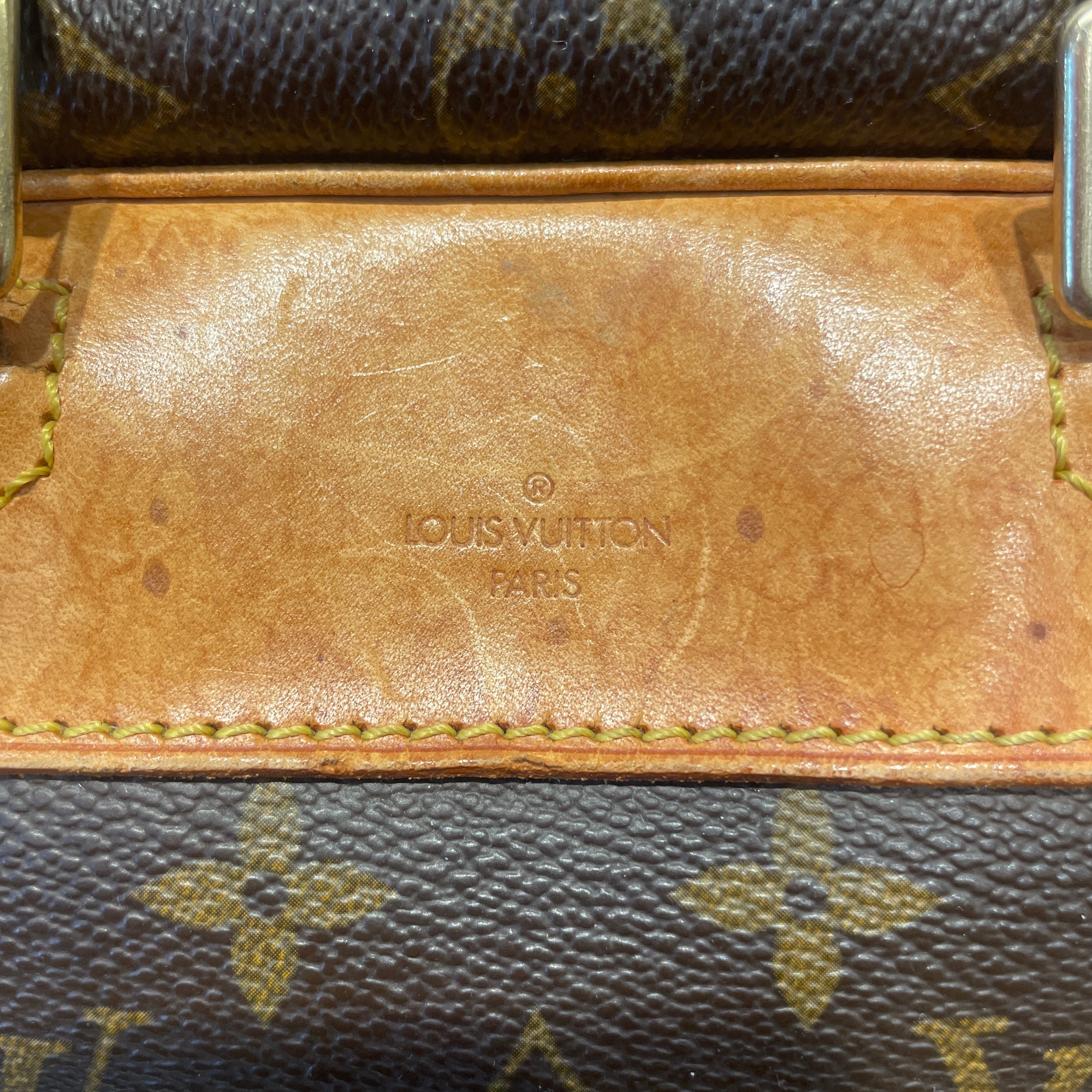LOUIS VUITTON/Hand Bag/Leather/BRW/DEAUVILLE view 5