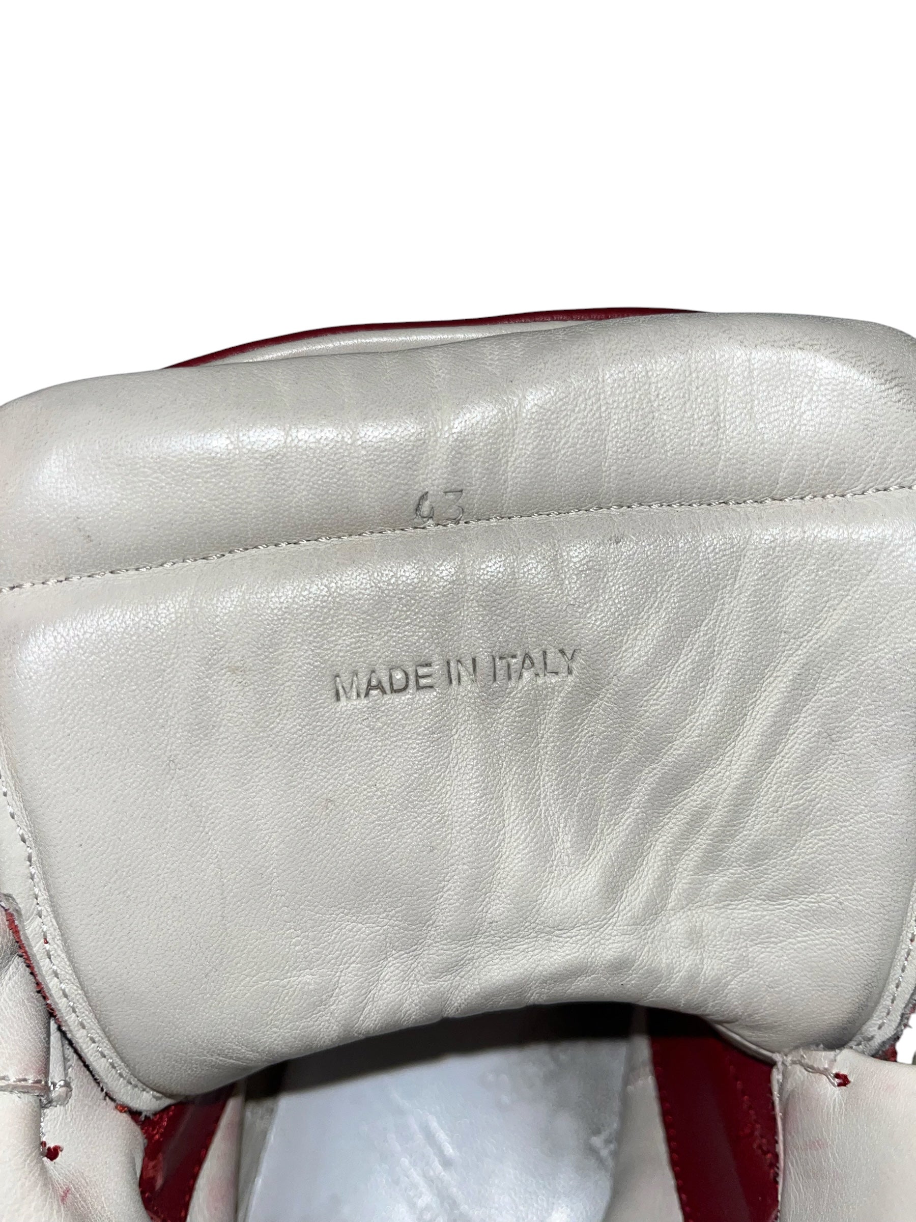 Maison Margiela/Hi-Sneakers/EU 43/Leather/RED/FUTURE HI TOP RED view 8