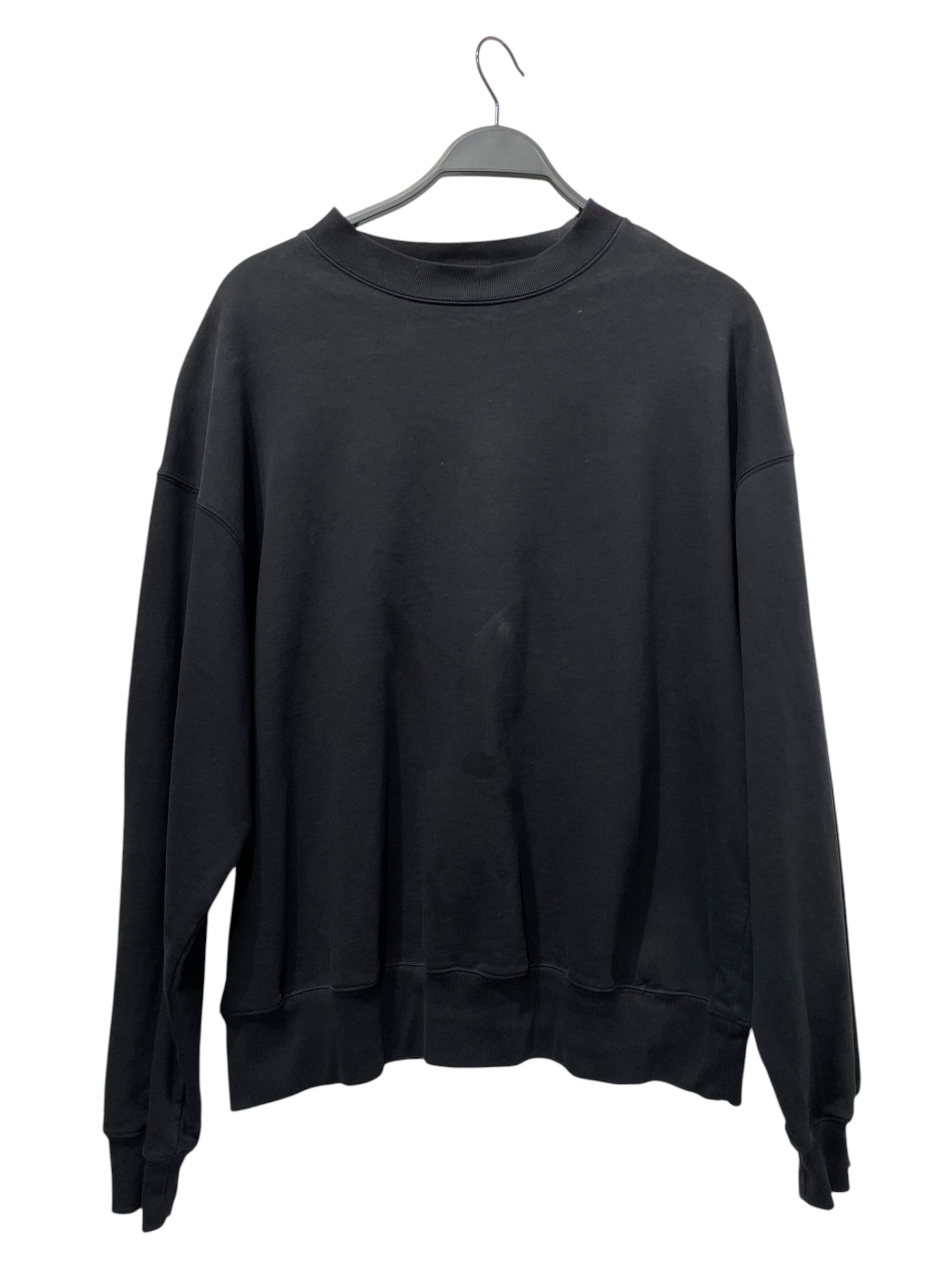 BALENCIAGA/Sweatshirt/M/Cotton/BLK/2022 LOWER BACK LOGO view 1