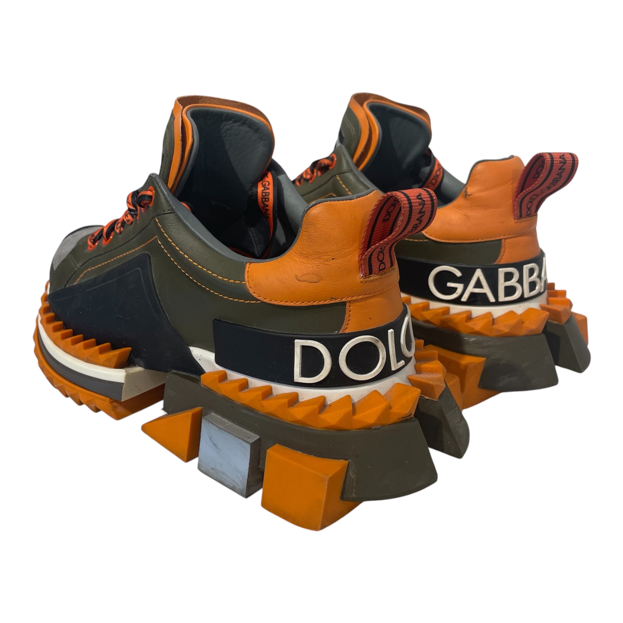 DOLCE&GABBANA/Low-Sneakers/EU 38/Leather/GRN/ view 2