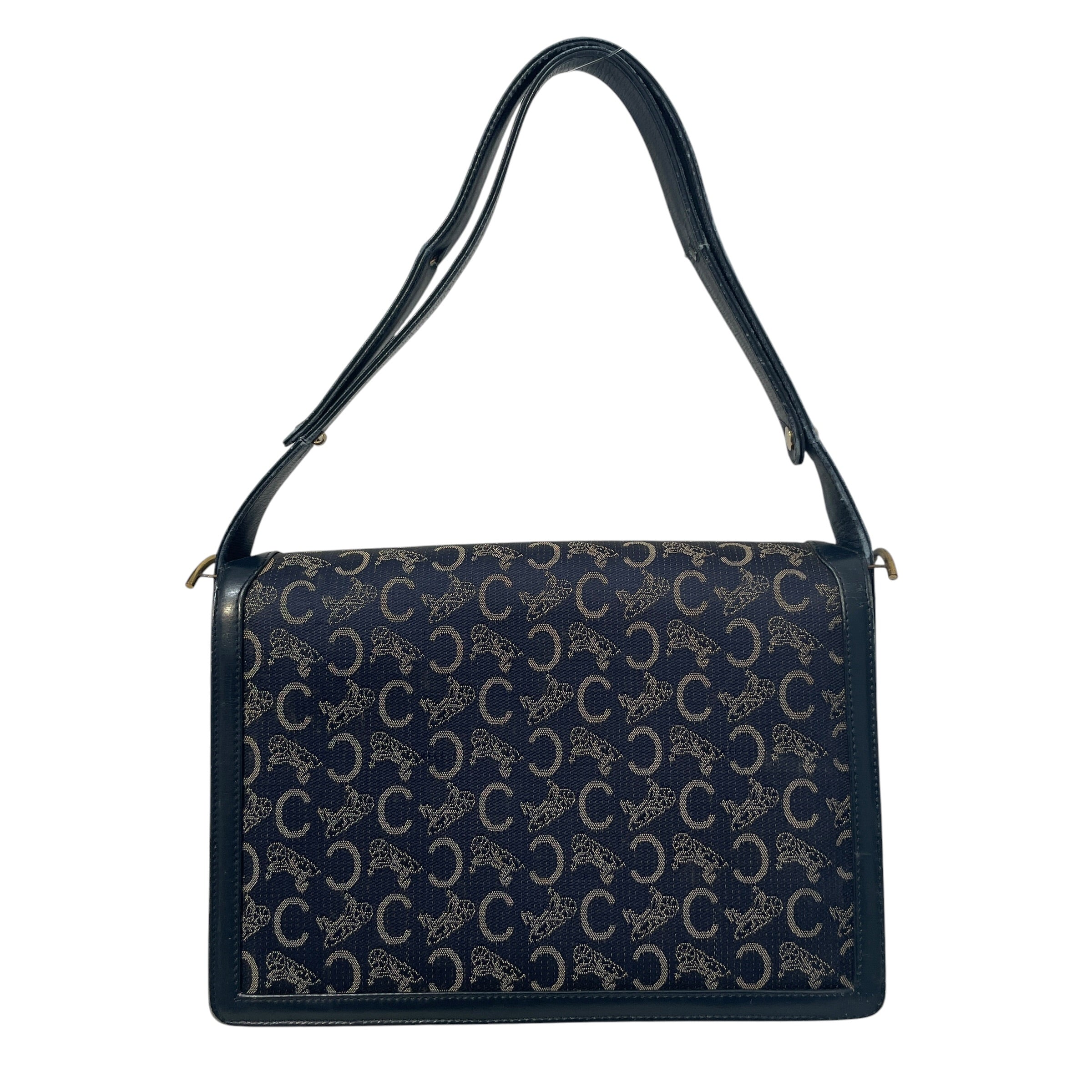 CELINE/Hand Bag/Monogram/Leather/BLU/C Macadam view 1