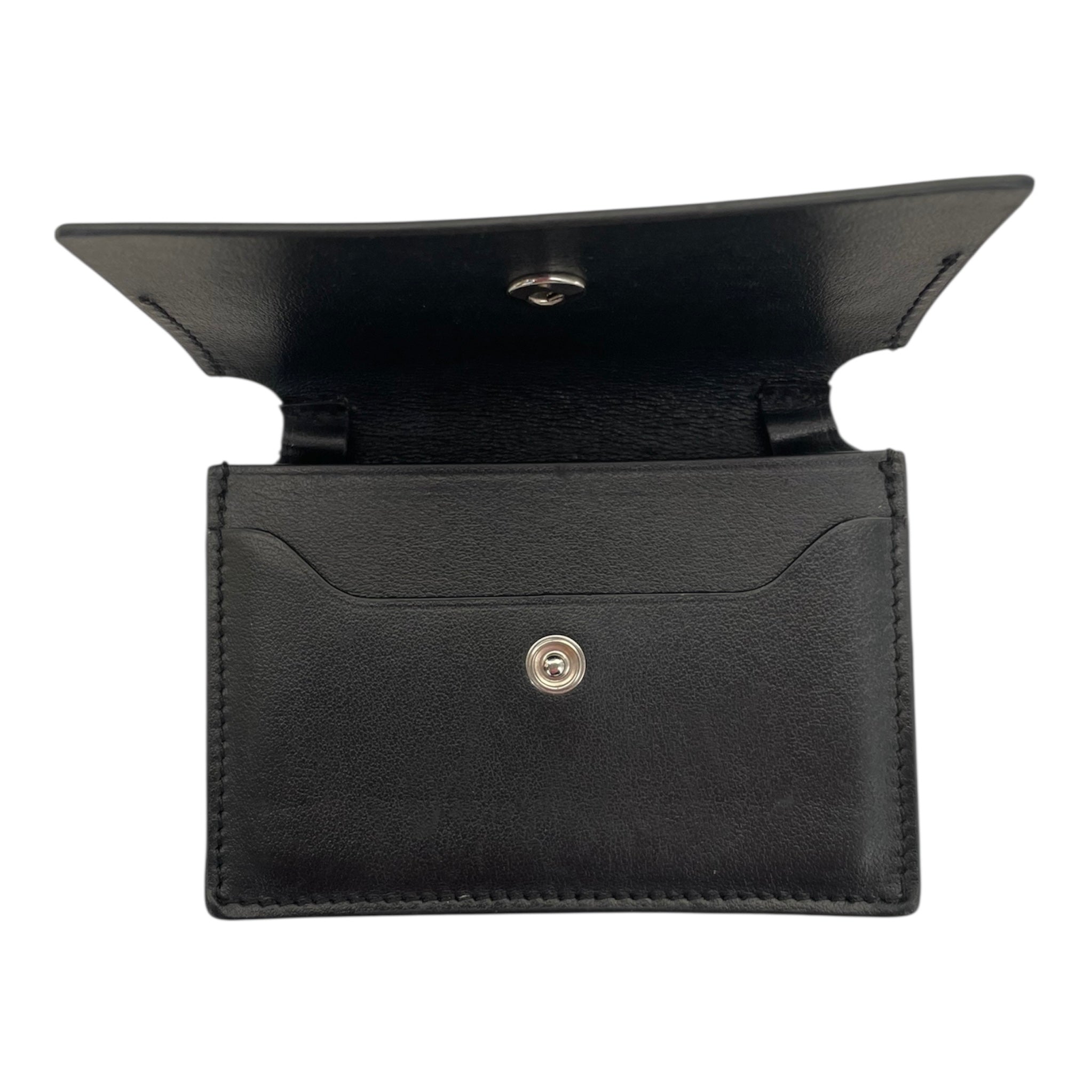 Acne Studios/Wallet/Leather/BLK/long strap card holder view 5