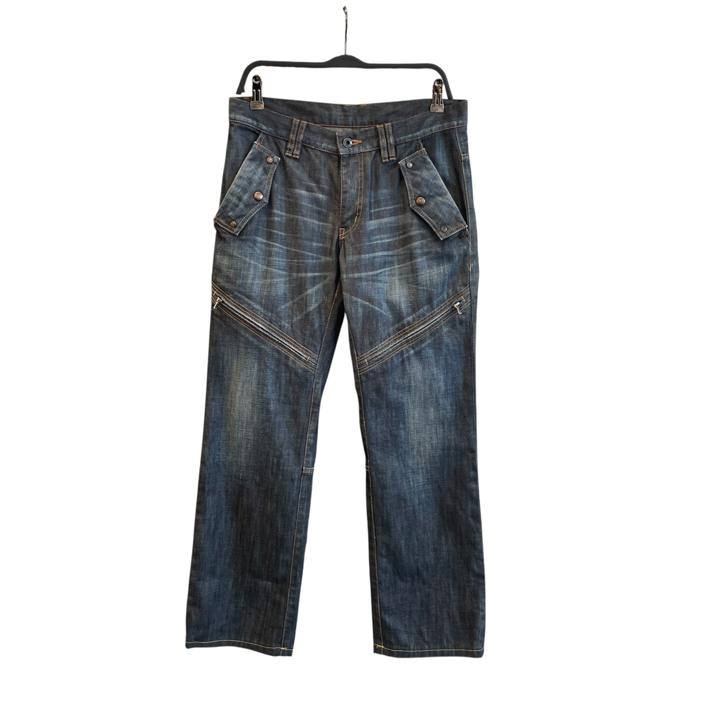 HaLb/Pants/M/Denim/GRY/ view 1