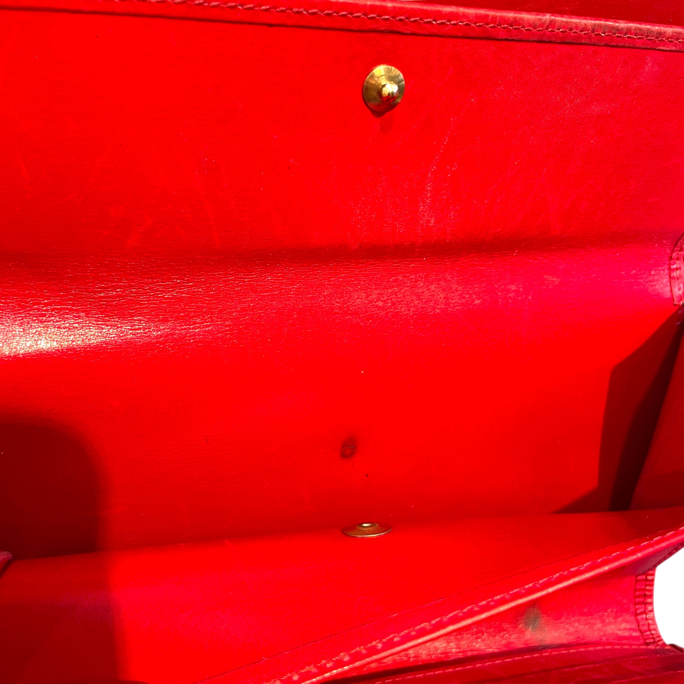 LOUIS VUITTON/Trifold Wallet/Leather/RED/M's/Epi Wallet view 4