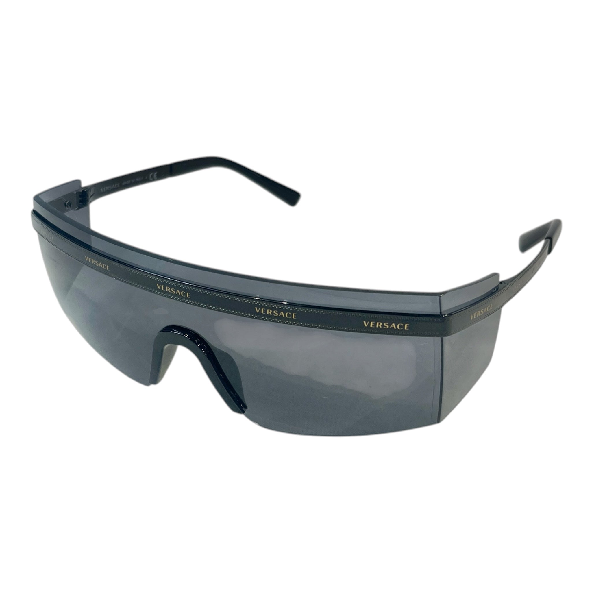 VERSACE/Sunglasses/Monogram/Celluloid/BLK/SHEILD TINTED MOD 2208 view 2