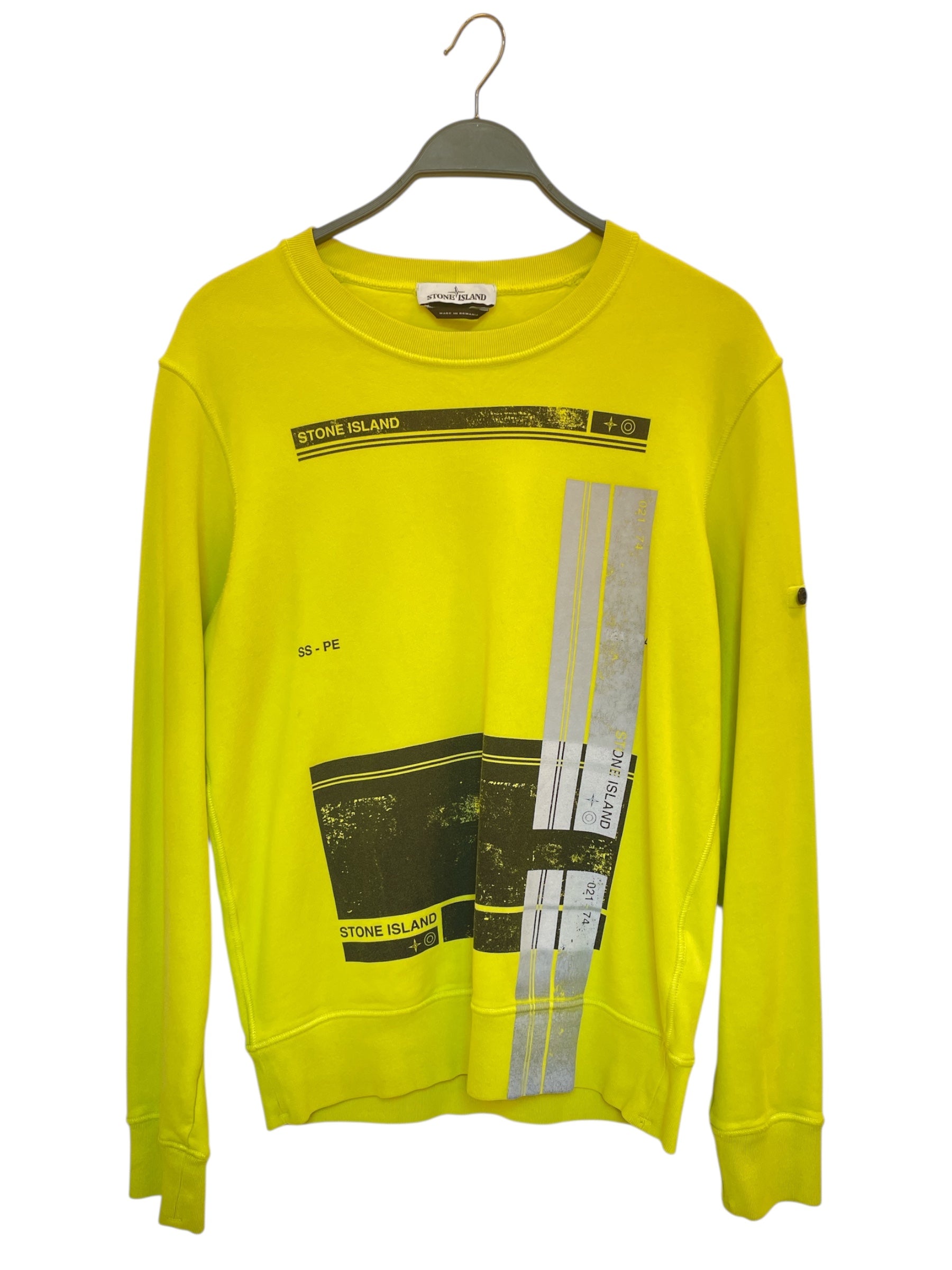 STONE ISLAND/Sweatshirt/M/Graphic/Cotton/YEL/ view 1