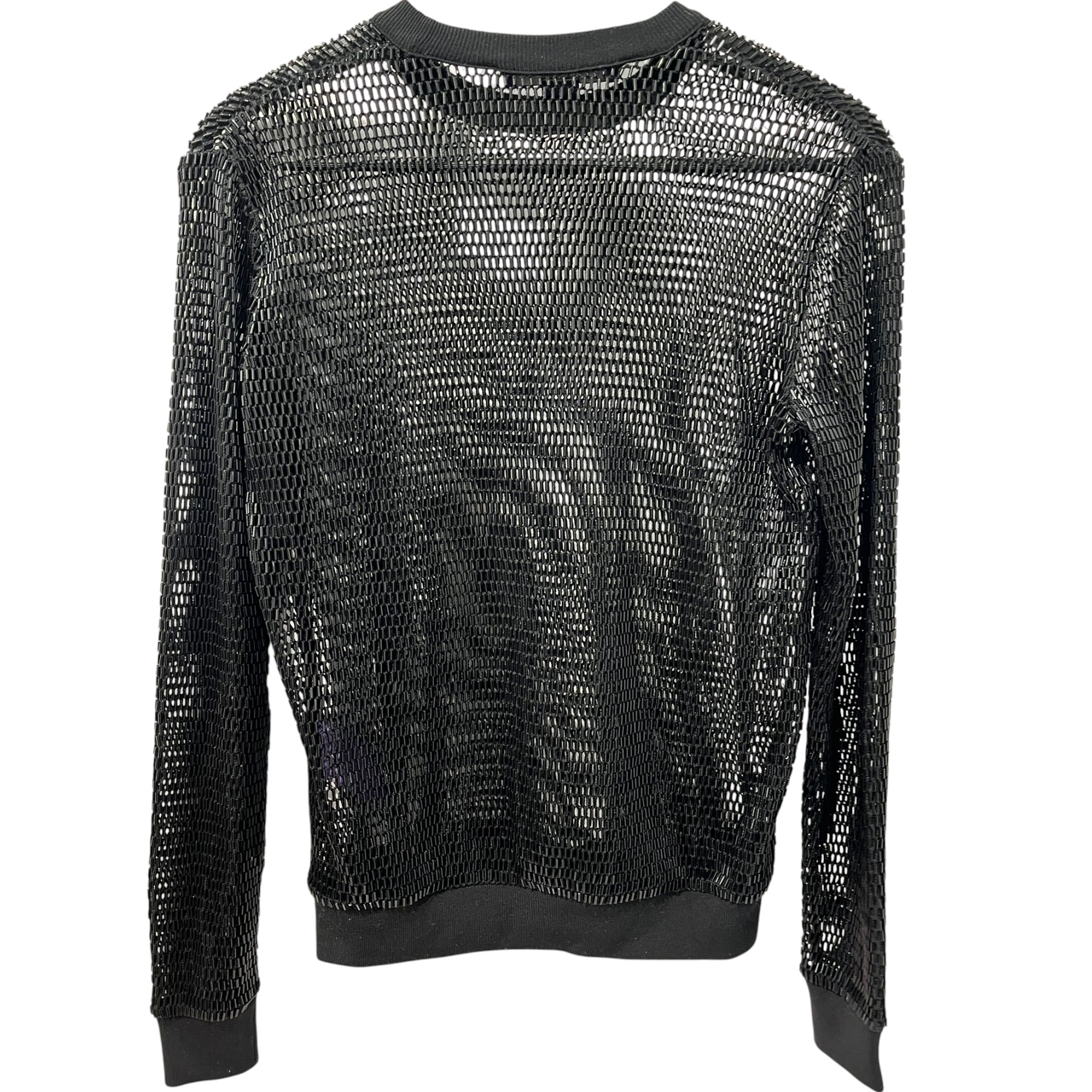 RALPH LAUREN PURPLE LABEL/Sweatshirt/S/Polyester/BLK/BEADED 8-BALL 2017 RUNWAY view 2