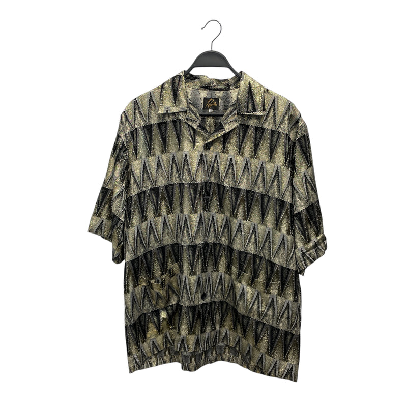 Needles/SS Shirt/XL/Rayon/GLD/All Over Print/Cabnana Shirt