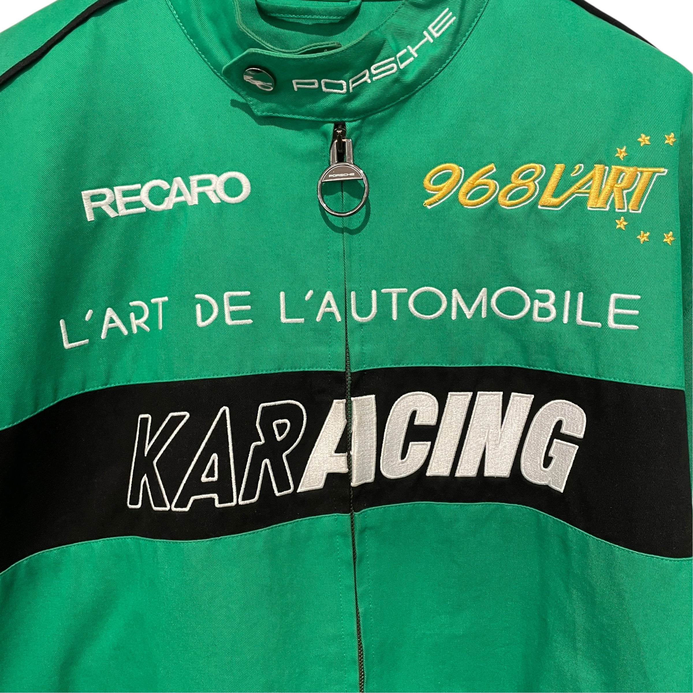 kar racing /Porsche Design/Jacket/XL/Cotton/GRN/porsche racing jacket view 4