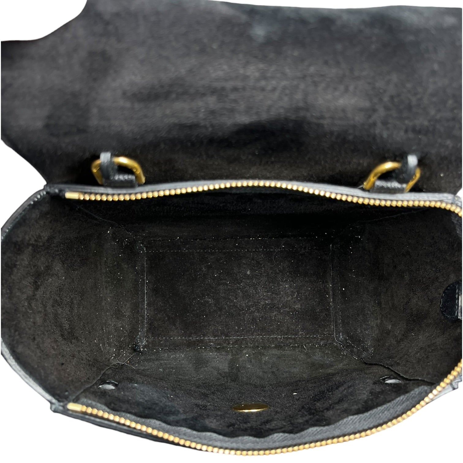 CELINE/Cross Body Bag/Leather/BLK/MICRO BELT BAG view 4