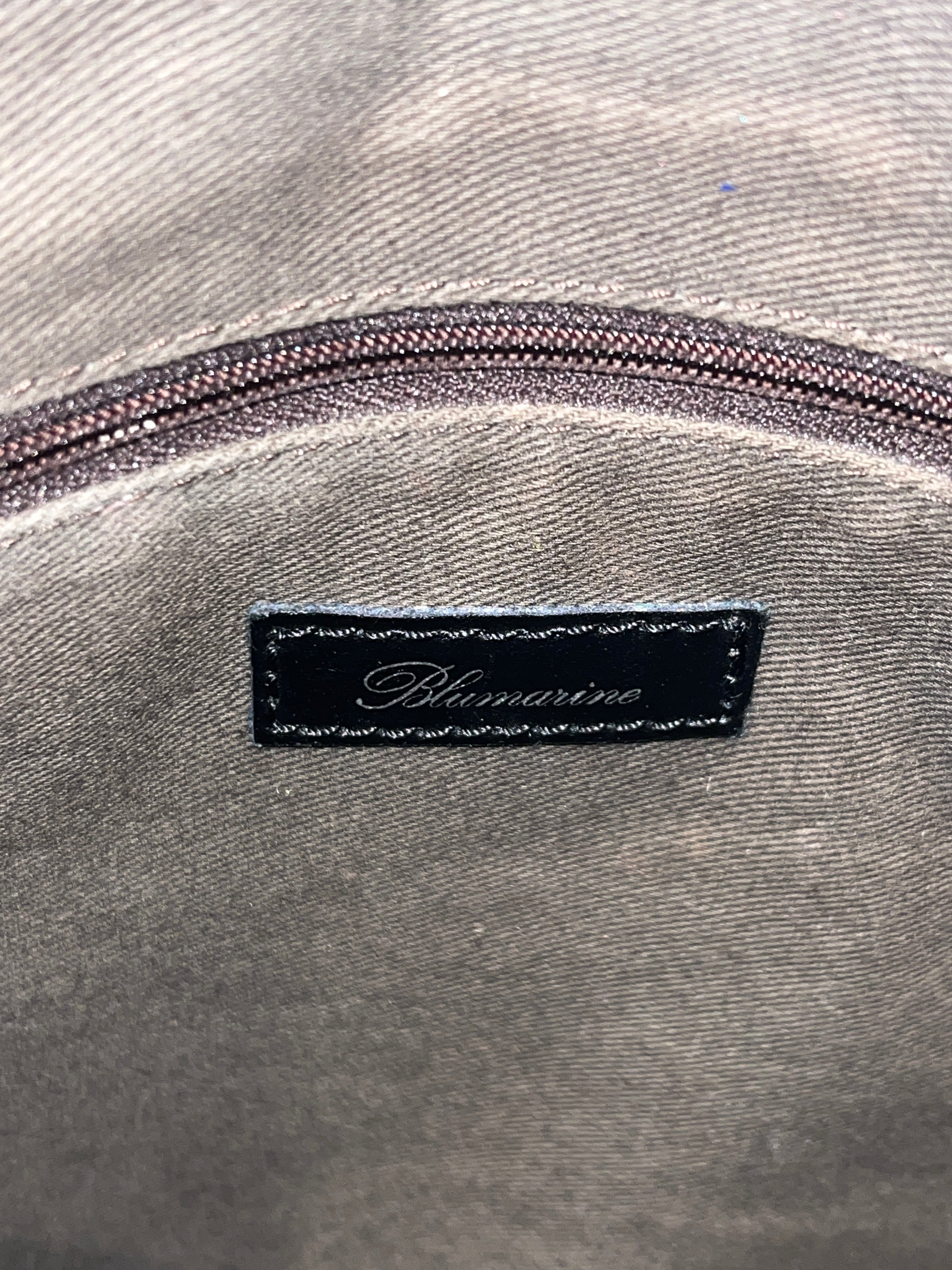 BLUMARINE/Cross Body Bag/Leather/BRW/ view 5