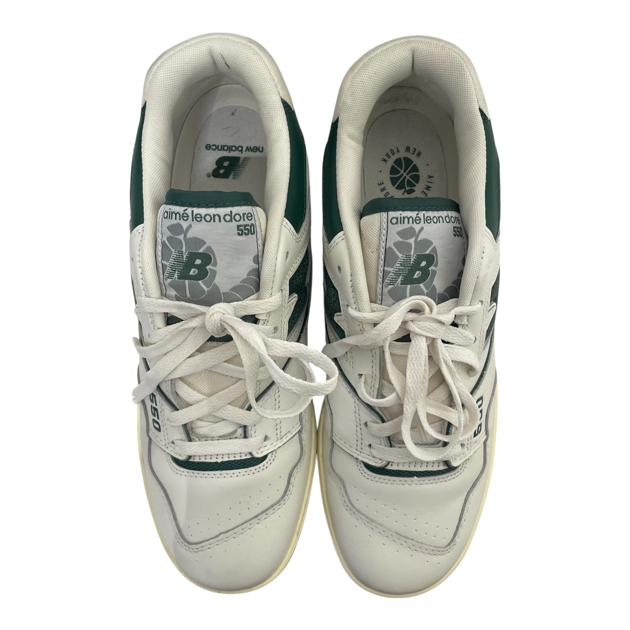 NEW BALANCE/AIME LEON DORE/Low-Sneakers/US 9.5/Cotton/GRN/m 550 view 6
