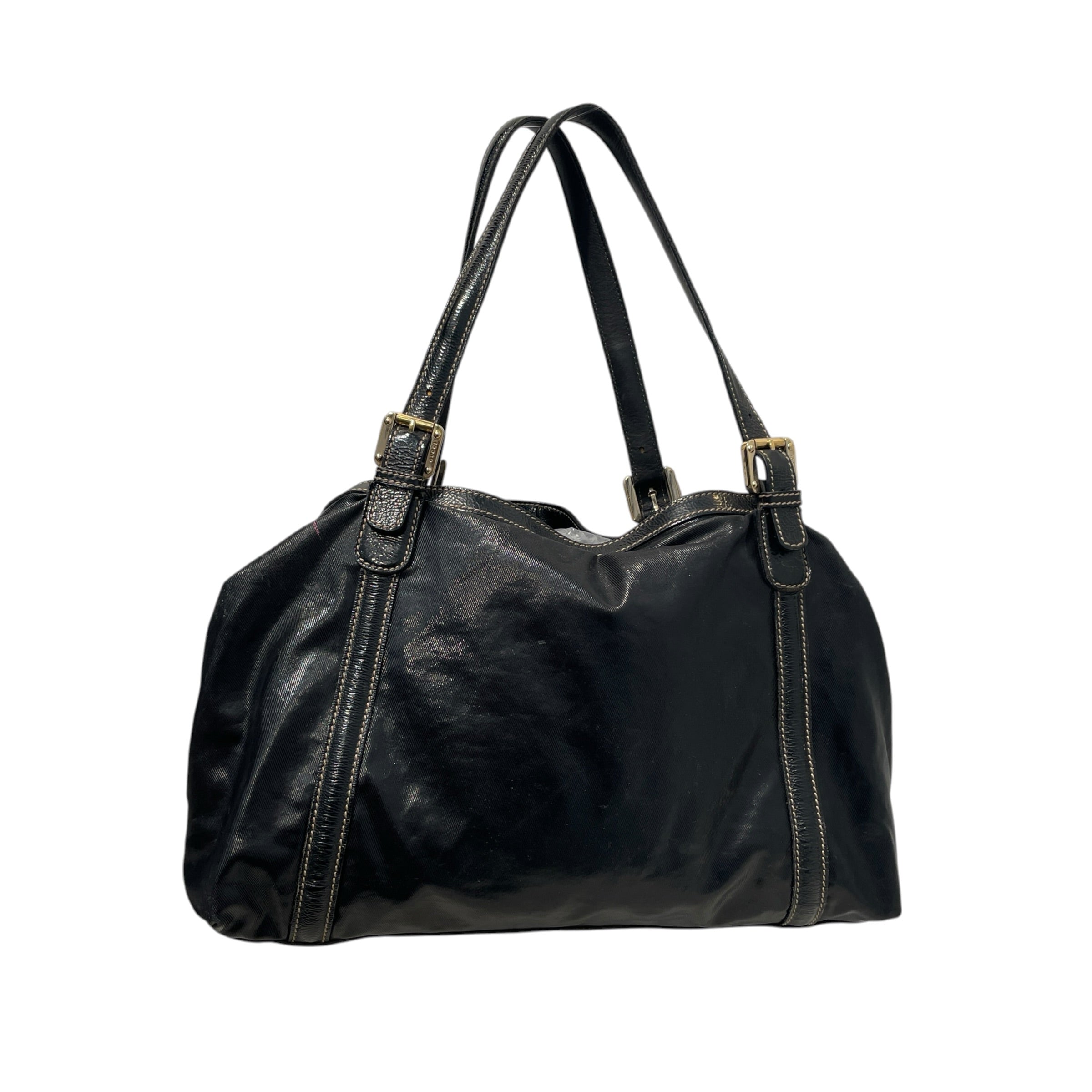 GUCCI/Hand Bag/Leather/BLK/Britt Patent Leather view 2