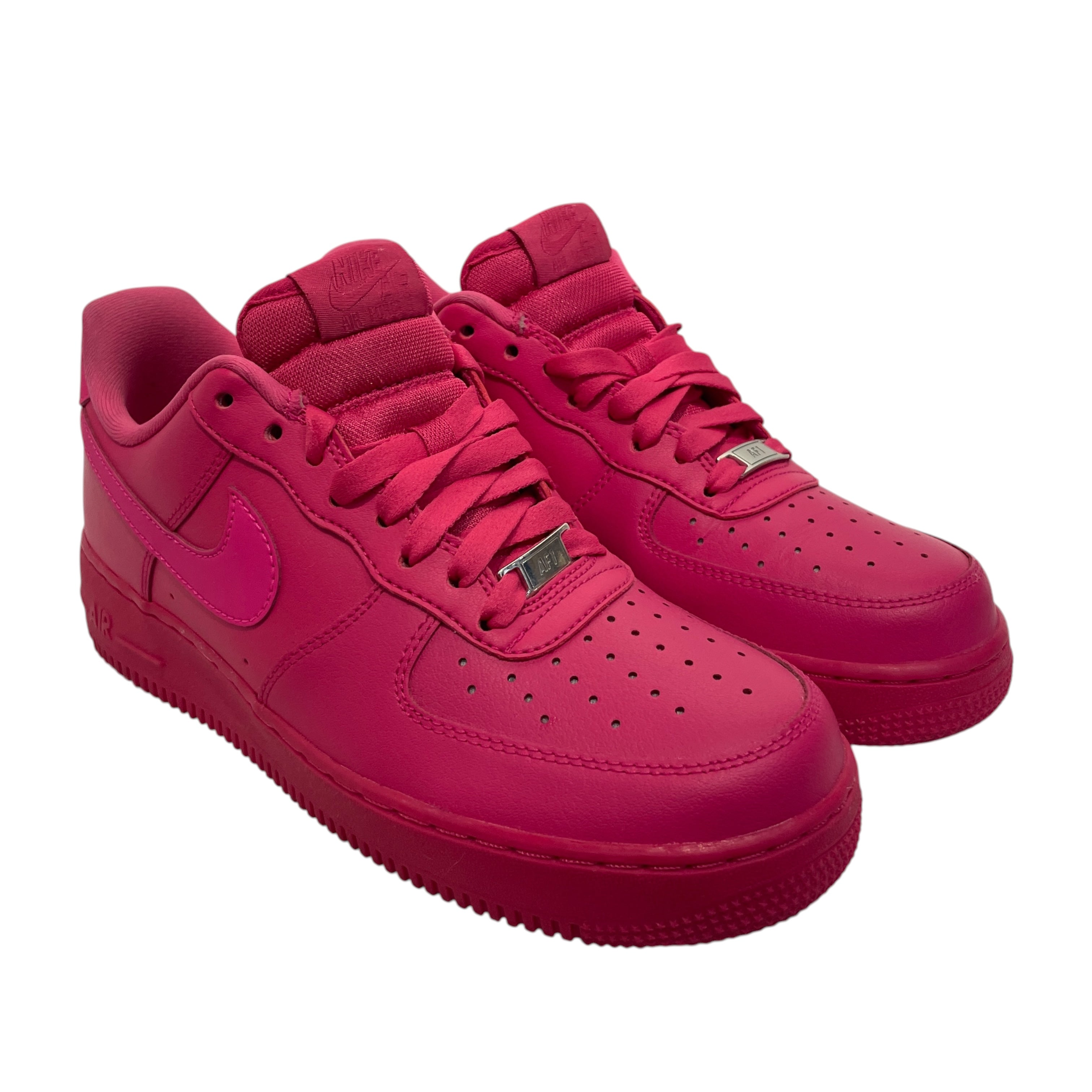 NIKE/AIR FORCE 1 07/Low-Sneakers/US 9/Leather/PNK/DD8959-600 view 2