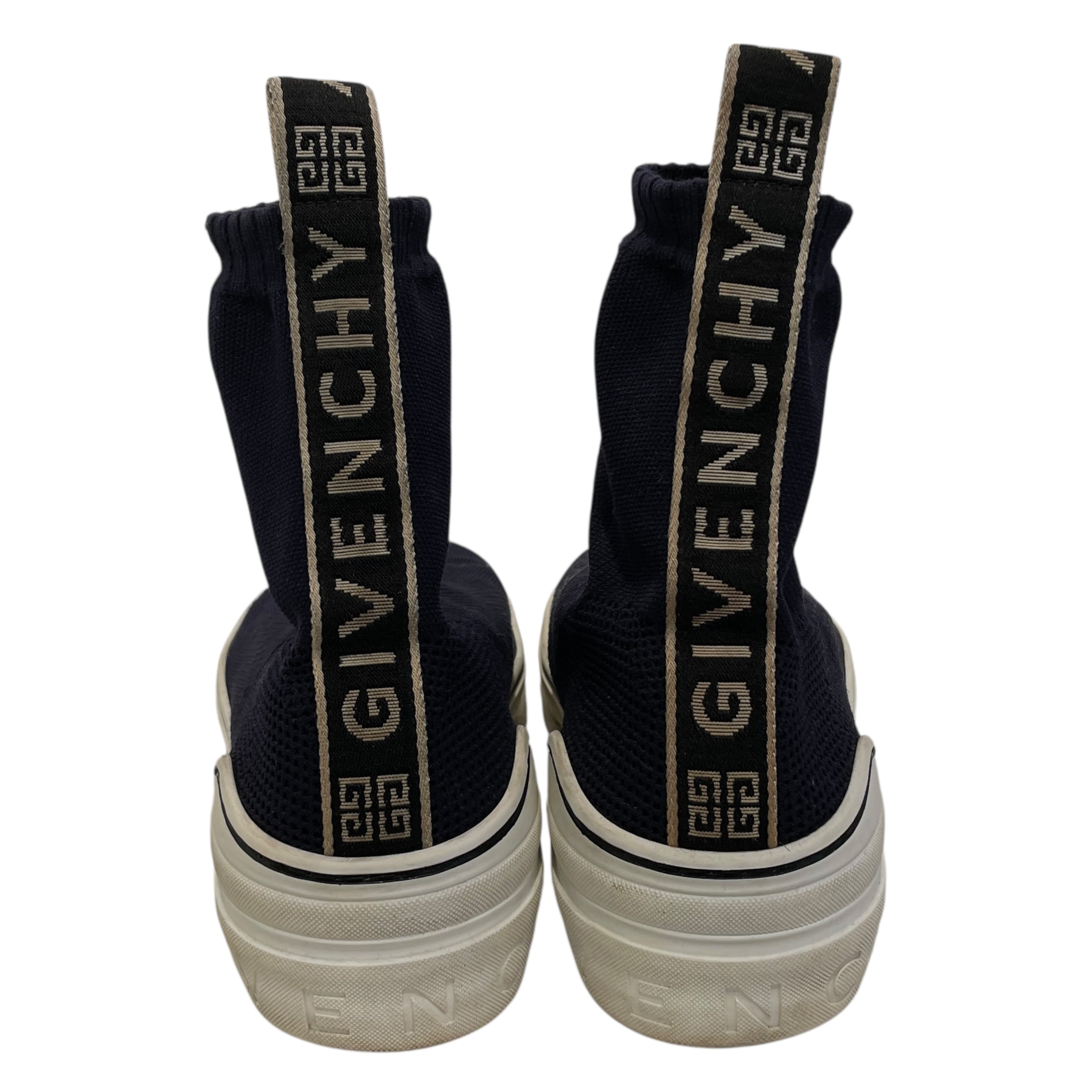 GIVENCHY/Shoes/EU 40/Cotton/NVY/SOCK SNEAKERS view 3