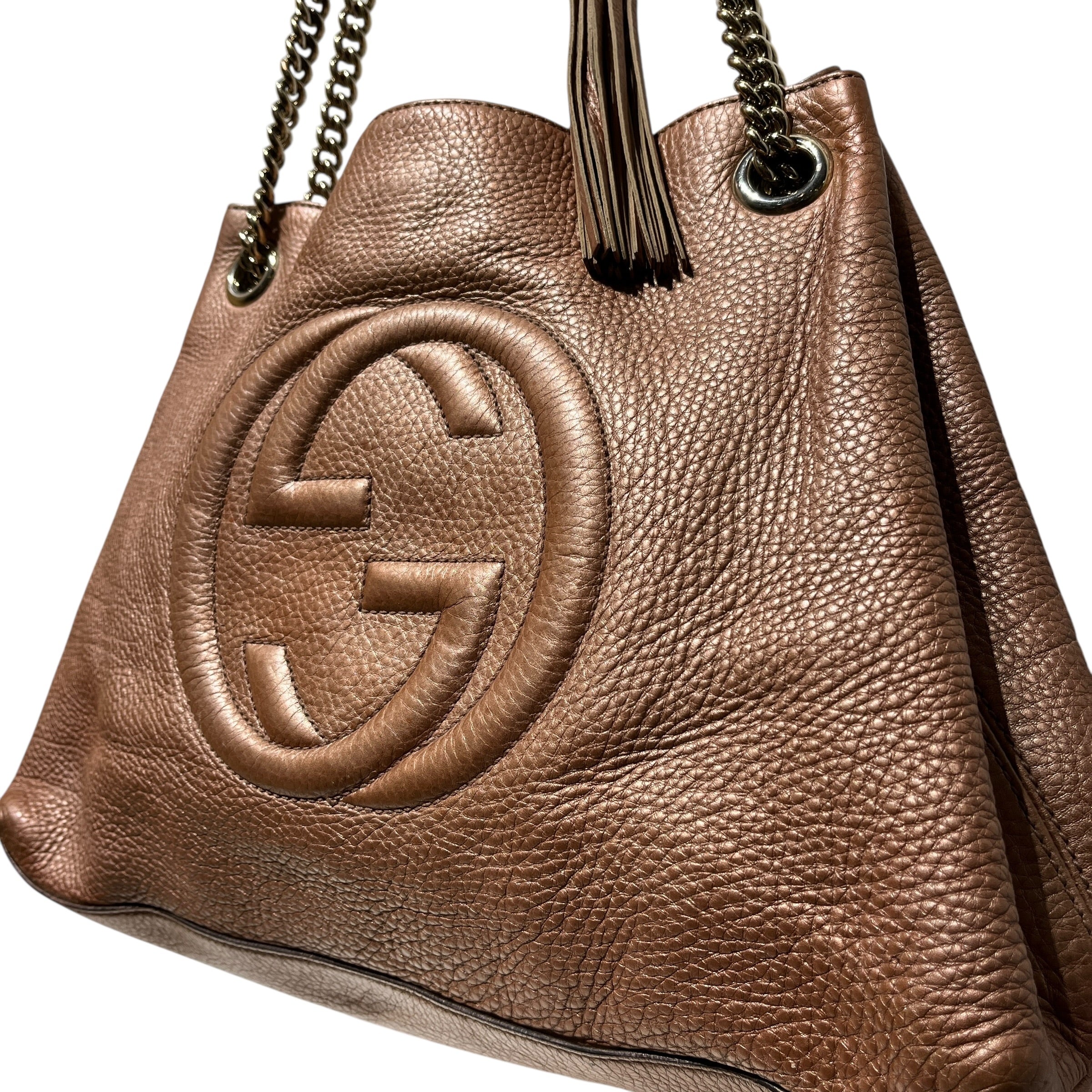 GUCCI/Hand Bag/Leather/PNK/Soho Shoulder Chain view 2