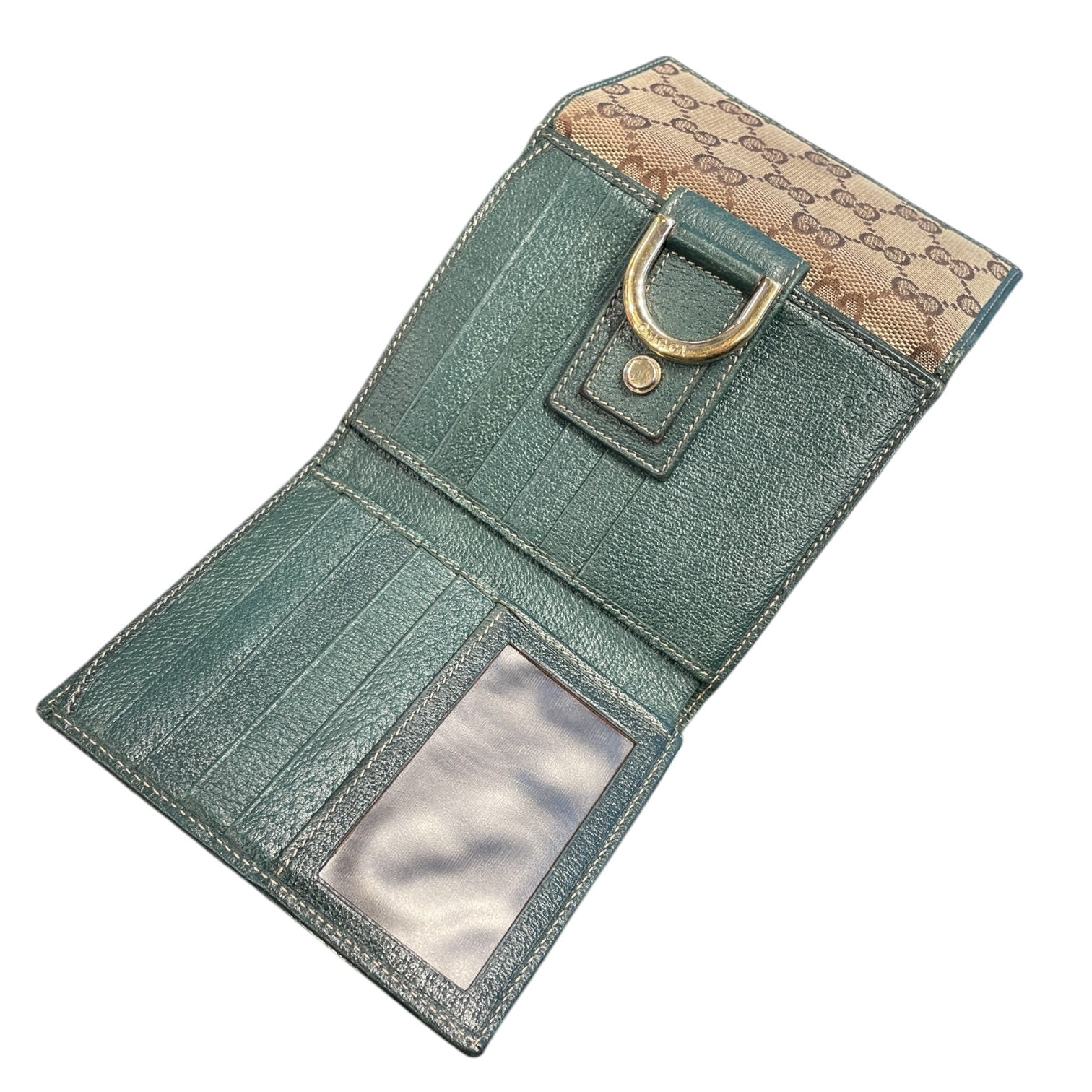GUCCI/Bifold Wallet/Monogram/BRW/M's/ view 4
