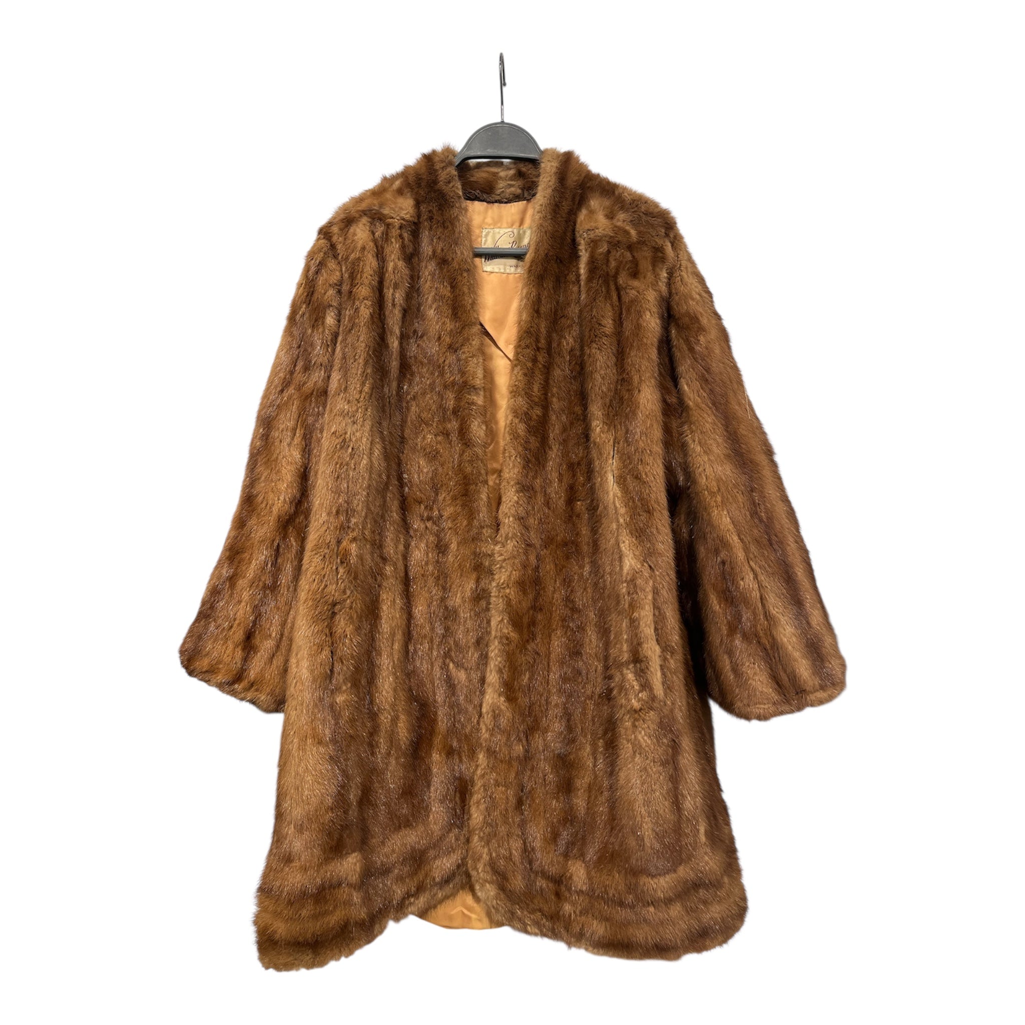 William Rosendort/Vintage/Jacket/Fur/BRW/light brown lining furrier D.C view 1